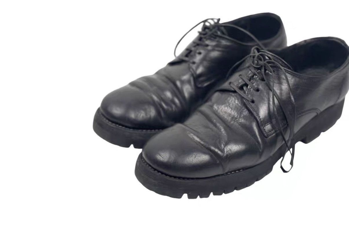 Guidi Black Leather Lace-Up Shoes Size 9.5 Size US 9.5 / EU 42-43 - 2 Thumbnail
