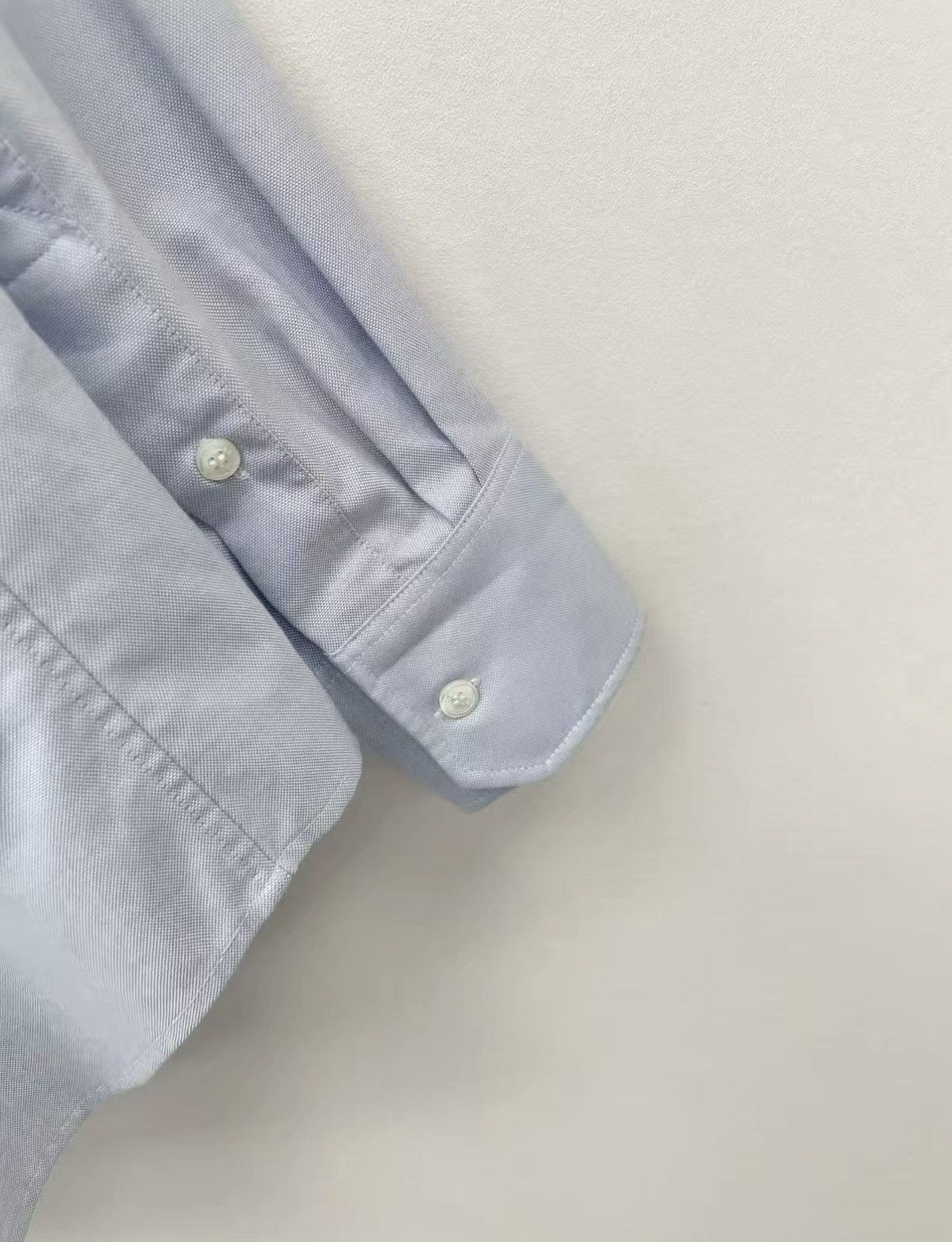 Moncler Blue Long Sleeve Button-Up Shirt Size M Size US M / EU 48-50 / 2 - 7 Thumbnail