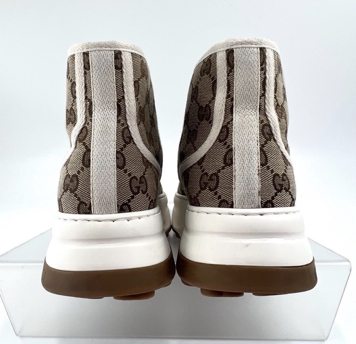 Gucci Beige High-Top Sneakers Size 7.5 Size US 7.5 / EU 40-41 - 7 Thumbnail