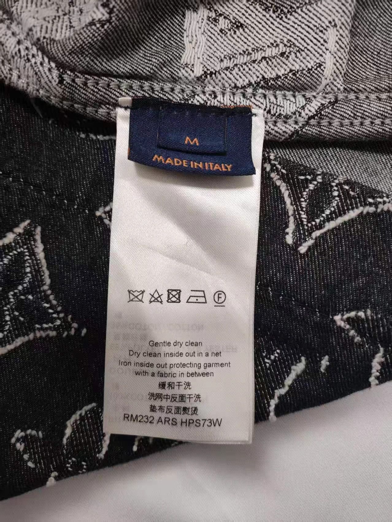 Louis Vuitton Black Monogram Denim Jacket Size US M / EU 48-50 / 2 - 4 Thumbnail