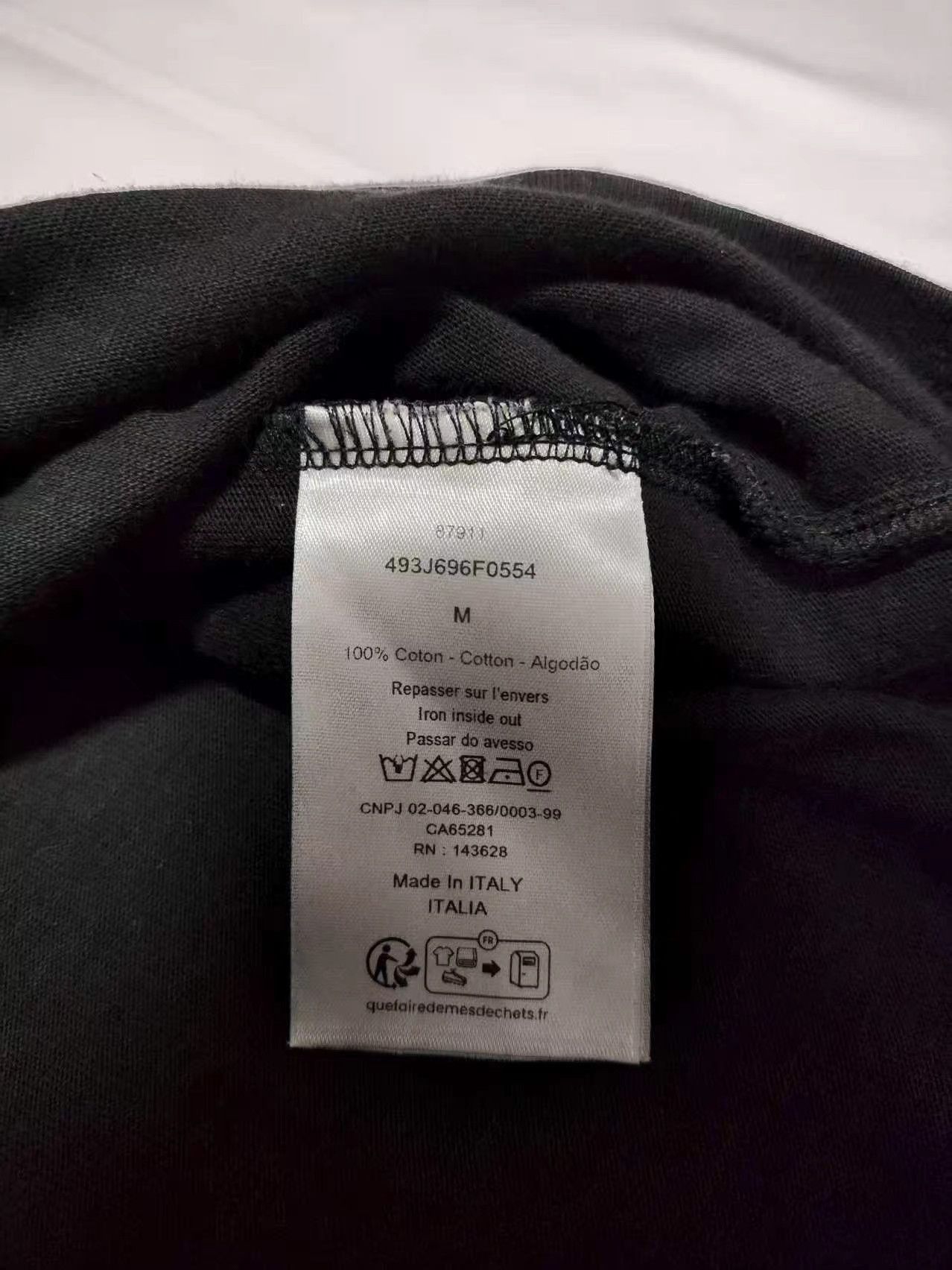 Dior Black Short Sleeve Graphic T-Shirt Size US M / EU 48-50 / 2 - 4 Thumbnail