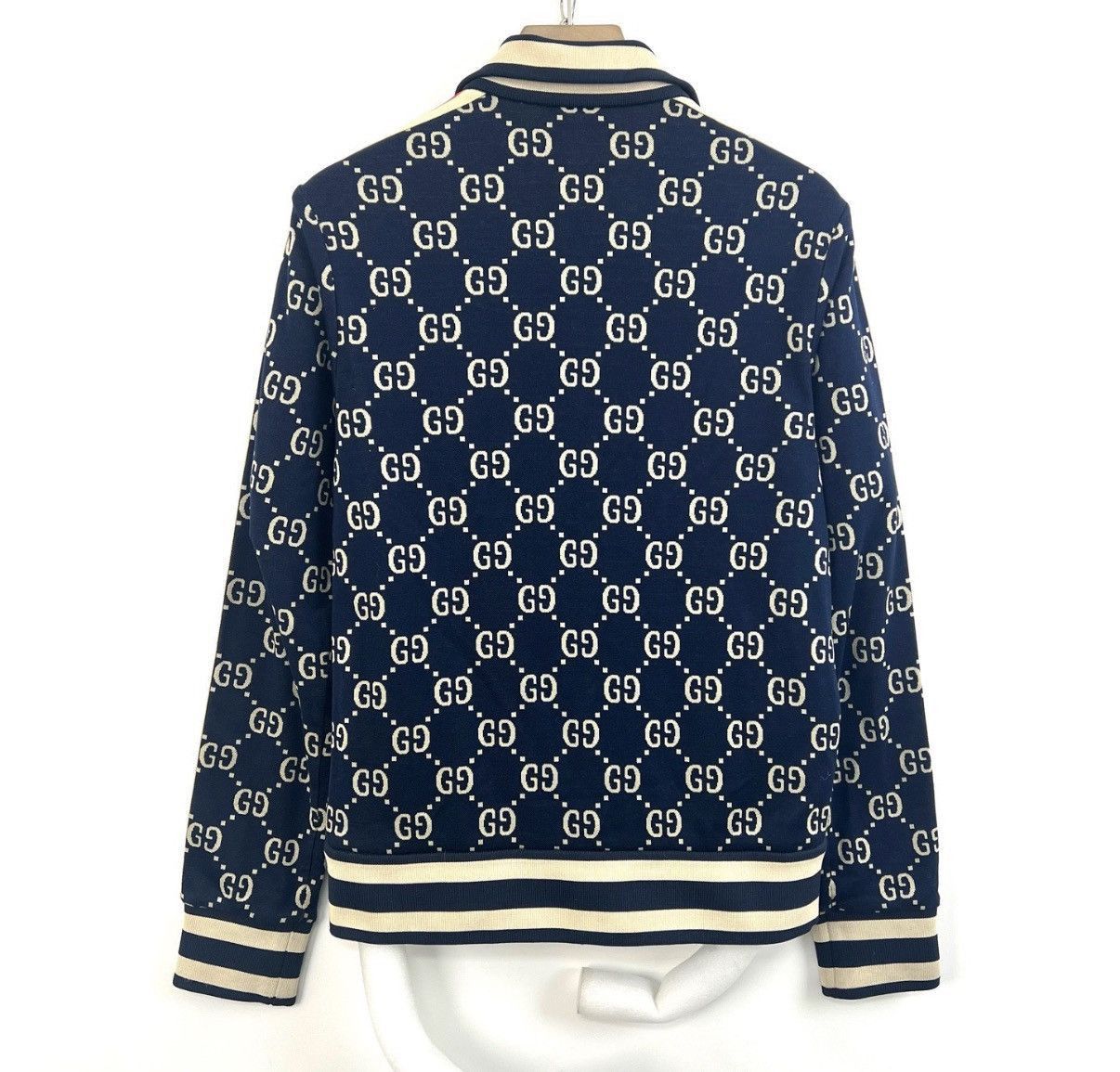 Gucci Blue Patterned Zip-Up Light Jacket Size M Size US M / EU 48-50 / 2 - 2 Thumbnail