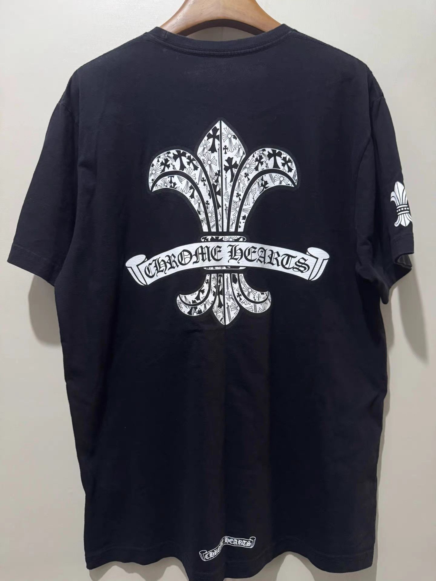Chrome Hearts Black Short Sleeve T-Shirt with Pocket Logo Size US L / EU 52-54 / 3 - 2 Thumbnail
