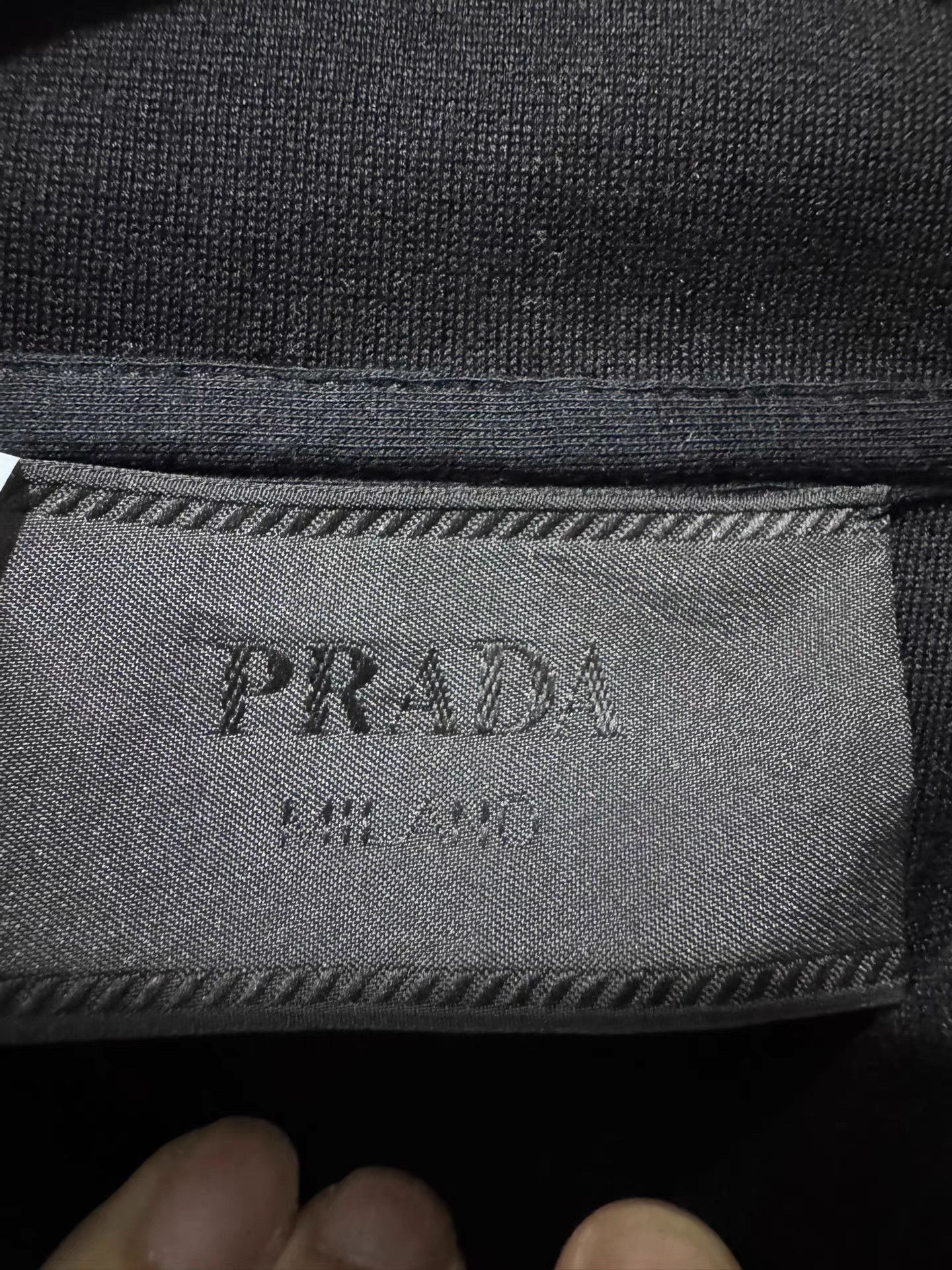 Prada Black Graphic Triangle Print Hoodie Size US M / EU 48-50 / 2 - 5 Thumbnail