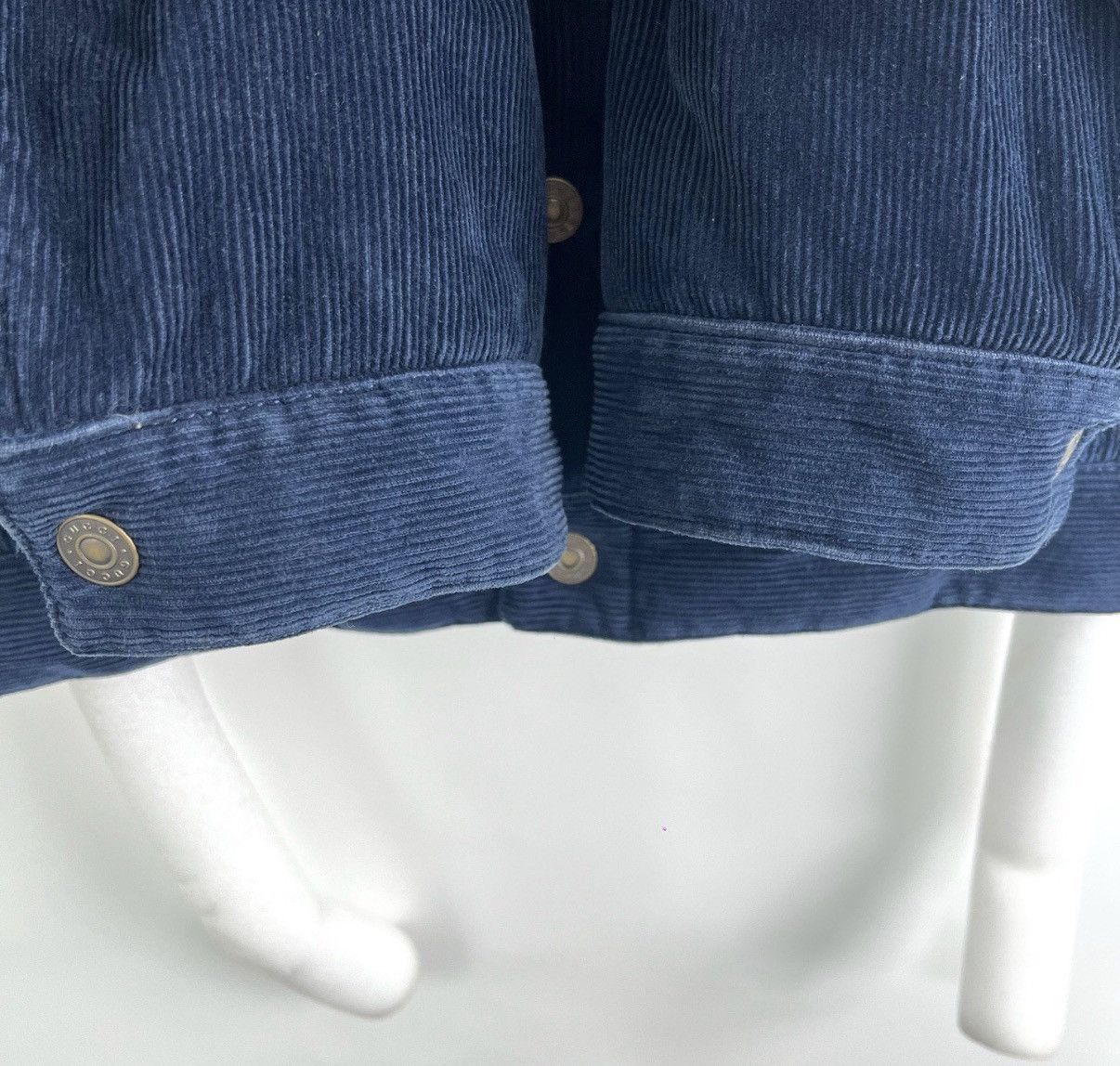 Gucci Blue Corduroy Button-Front Jacket Size S Size US S / EU 44-46 / 1 - 6 Thumbnail
