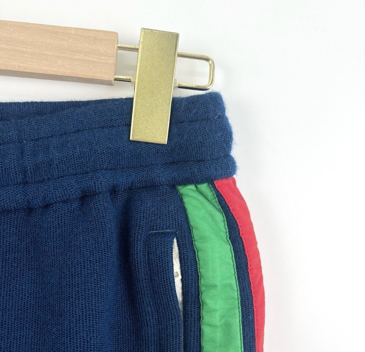 Gucci Blue Colorblock Striped Drawstring Shorts Size US 30 / EU 46 - 5 Thumbnail