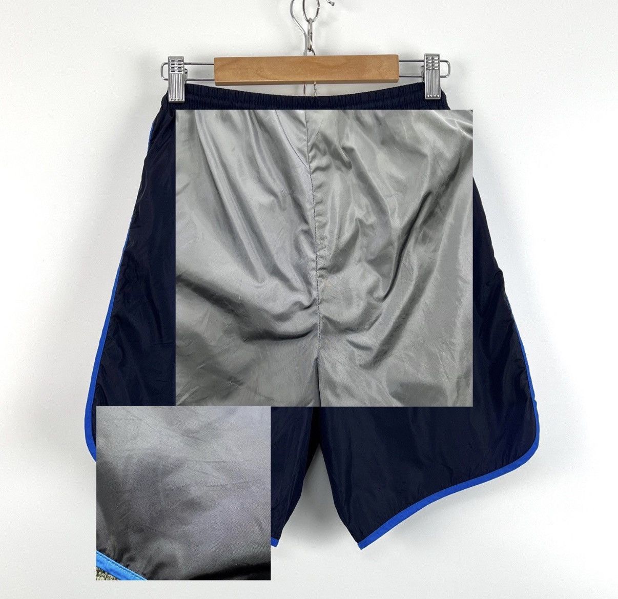 Gucci Blue Athletic Shorts with Side Stripes Size 28 Size US 28 / EU 44 - 5 Thumbnail