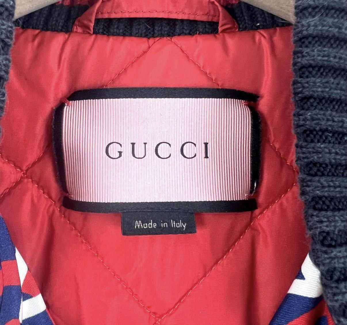 Gucci Blue Star and Logo Print Bomber Jacket XXS Size US XXS / EU 40 - 4 Thumbnail