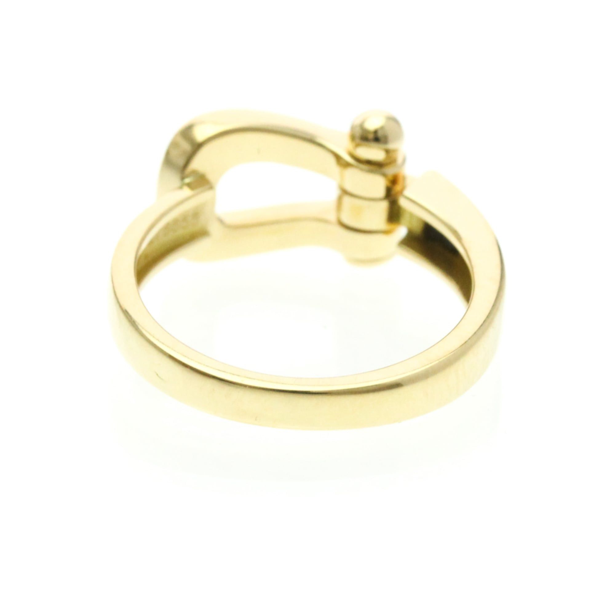 FRED Fred Force 10 Ring With 5 Diamonds Yellow Gold (18K) Fashion Diamond Band Ring Gold Size ONE SIZE - 3 Thumbnail