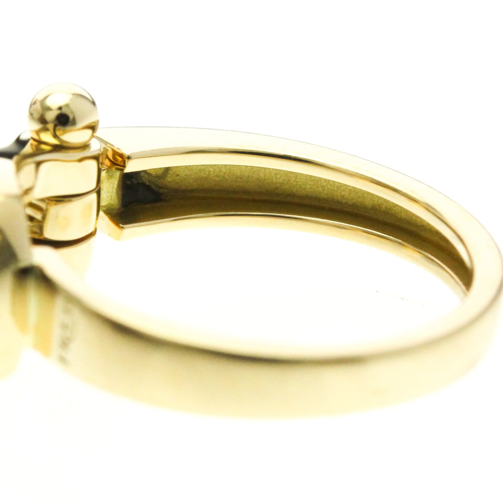 FRED Fred Force 10 Ring With 5 Diamonds Yellow Gold (18K) Fashion Diamond Band Ring Gold Size ONE SIZE - 6 Thumbnail