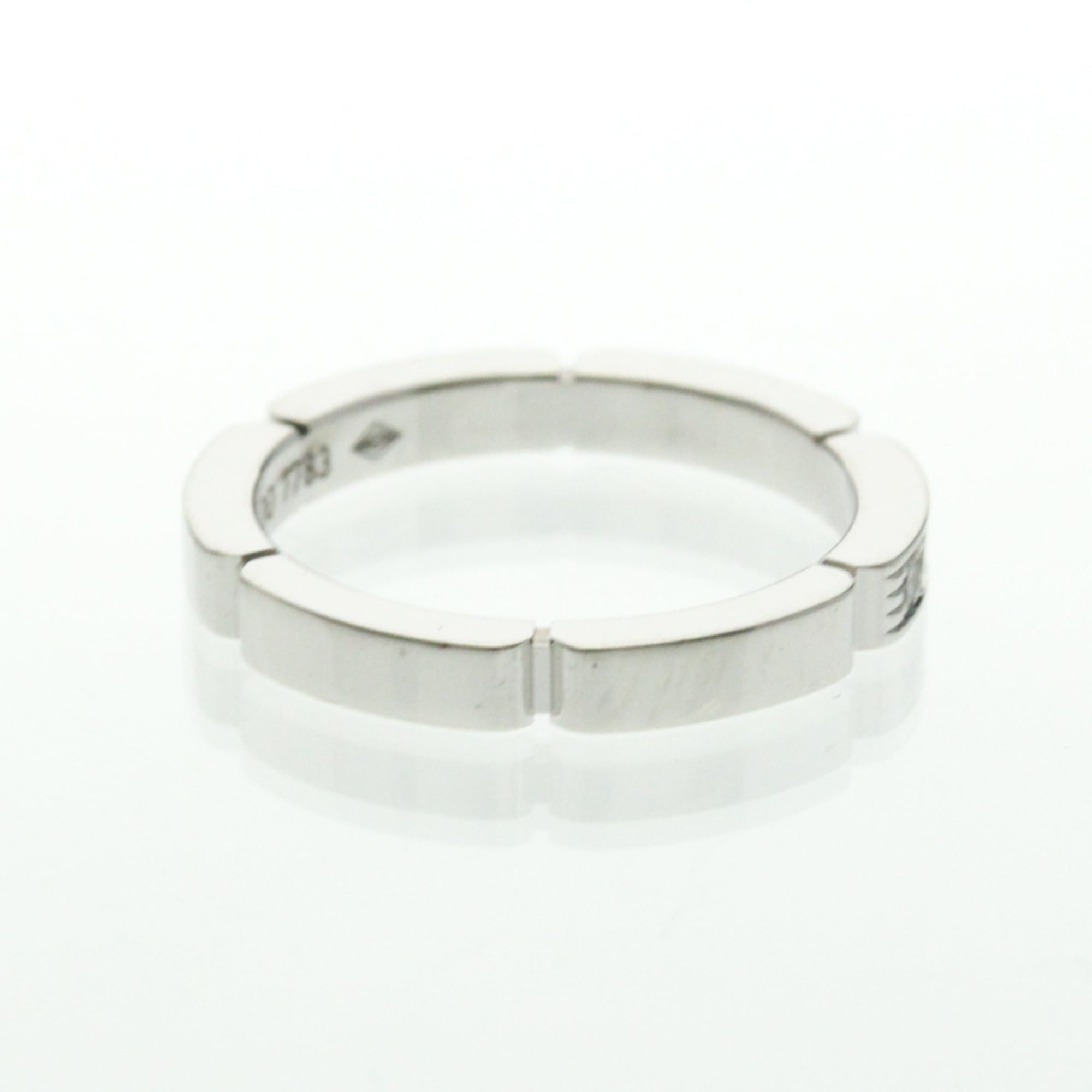 Cartier Cartier Maillon Panthère Ring With 4 Diamonds White Gold (18K) Fashion Diamond Band Ring Silver Size ONE SIZE - 4 Thumbnail