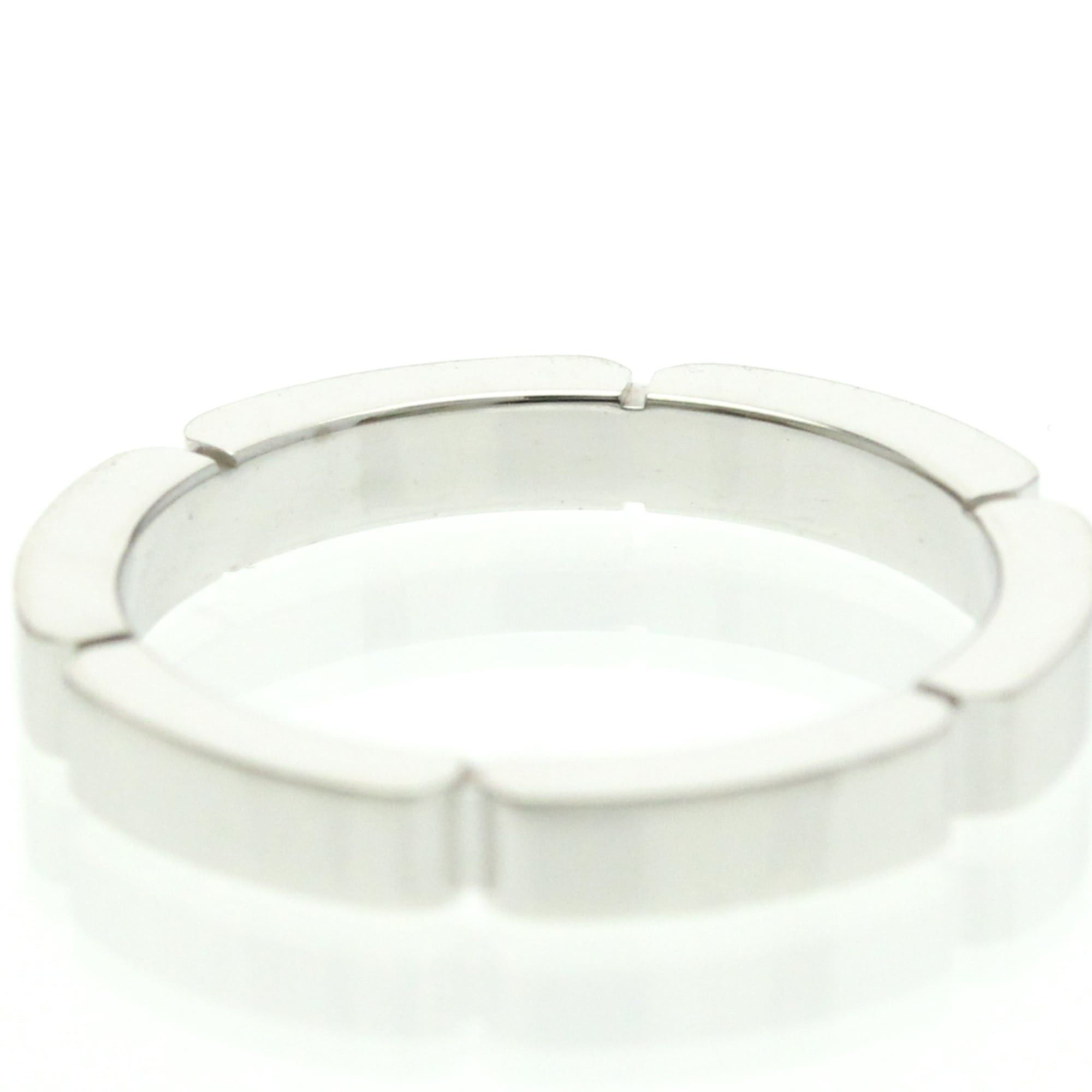 Cartier Cartier Maillon Panthère Ring With 4 Diamonds White Gold (18K) Fashion Diamond Band Ring Silver Size ONE SIZE - 7 Thumbnail