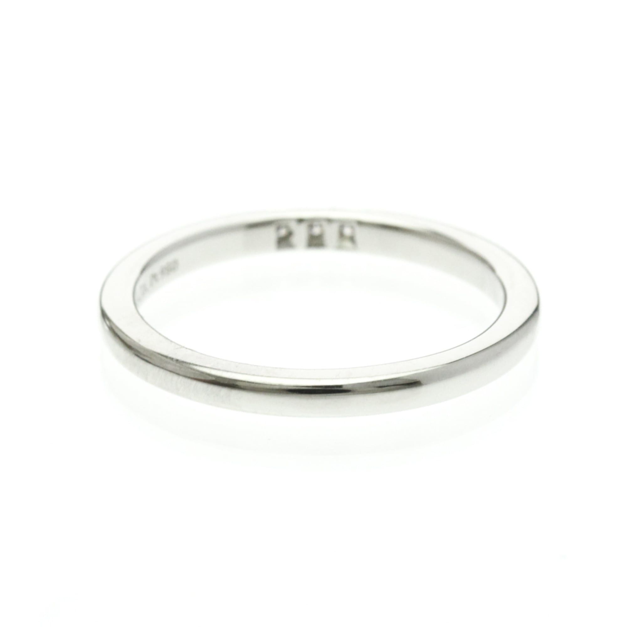 Tiffany & Co. Tiffany Forever Wedding Ring 3P Diamond Platinum Fashion Diamond Band Ring Silver Size ONE SIZE - 3 Thumbnail