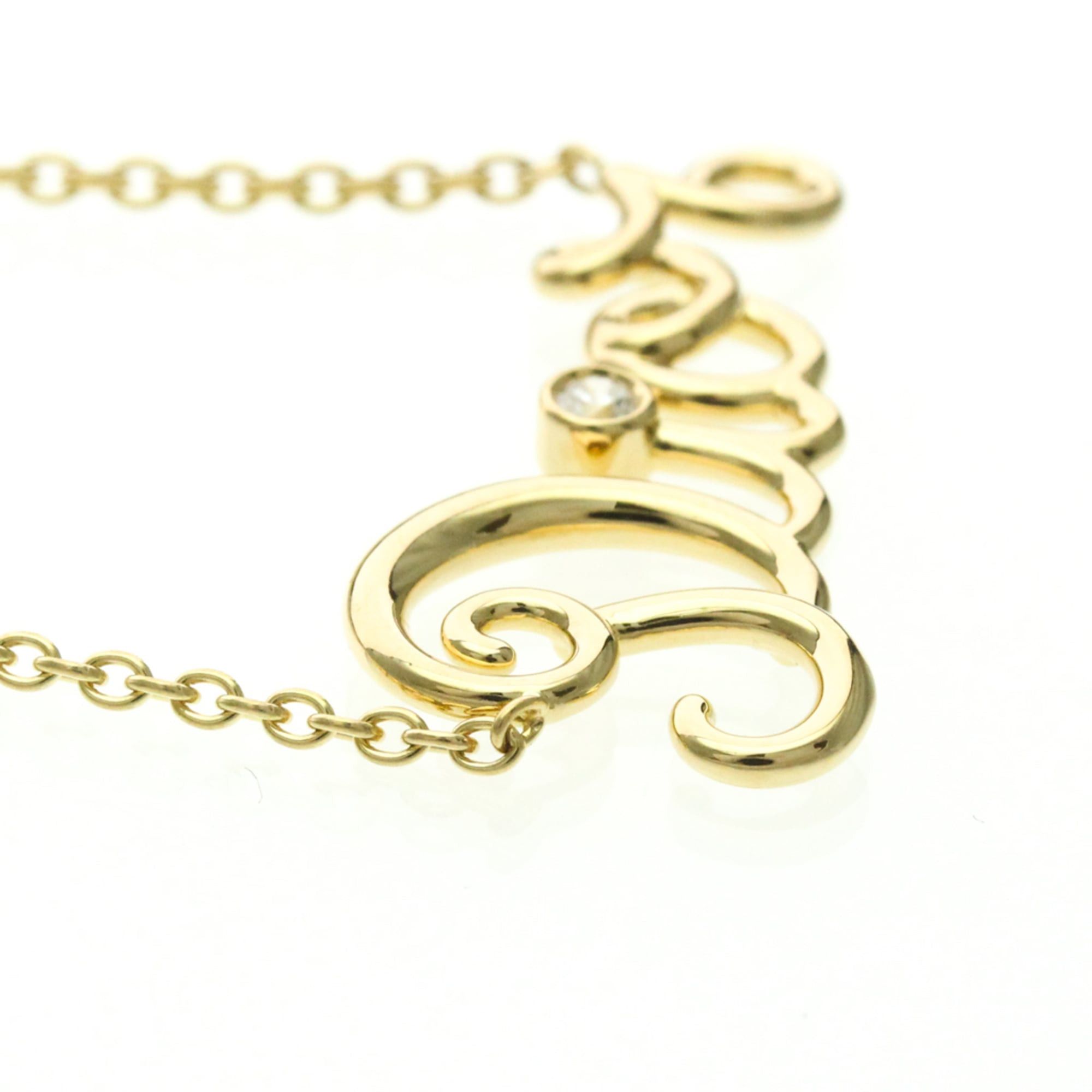 Dior Christian Dior Dioramour Necklace Yellow Gold (18K) Diamond Men,Women Fashion Pendant Necklace (Gold) Size ONE SIZE - 5 Thumbnail