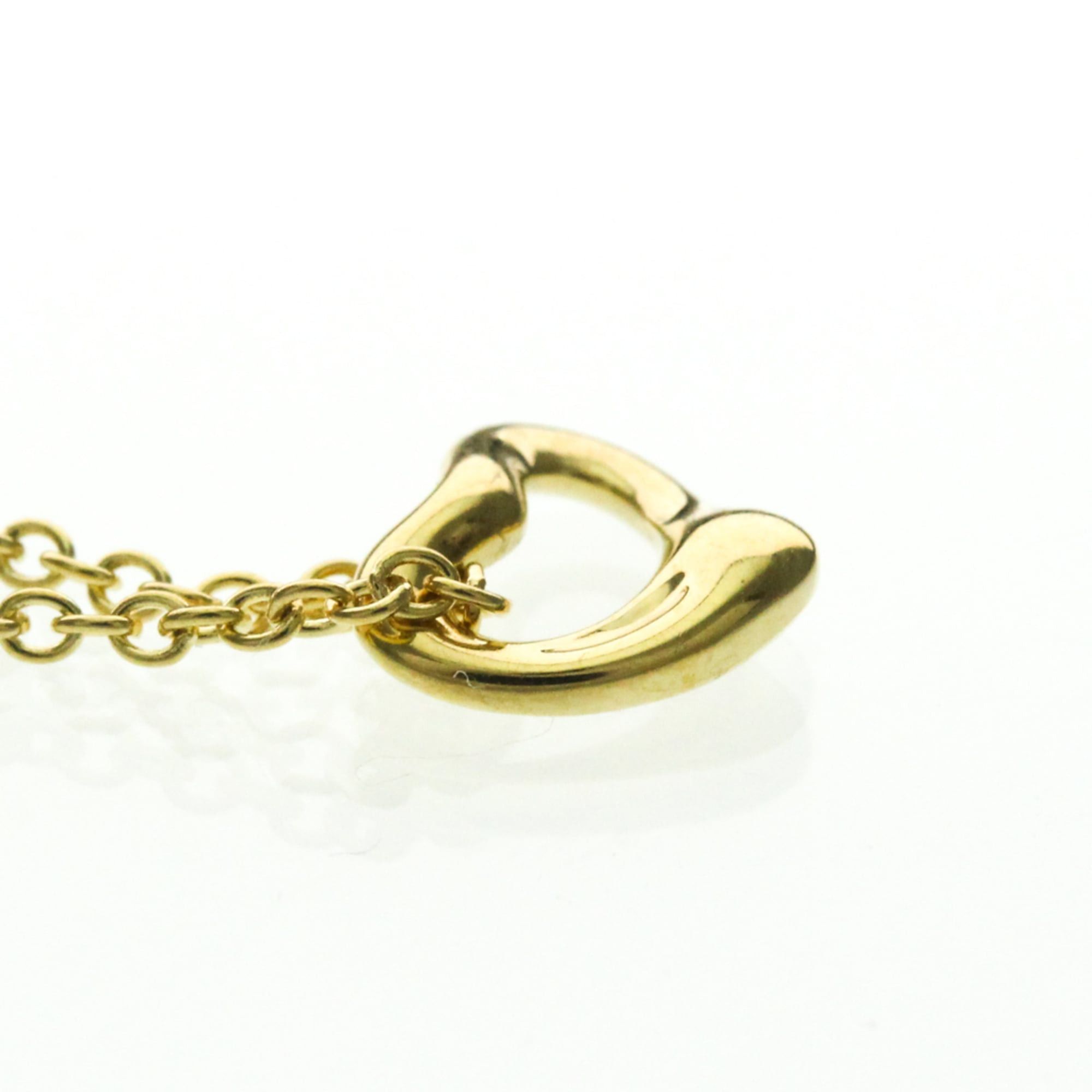 Tiffany & Co. Tiffany Open Heart Yellow Gold (18K) No Stone Men,Women Fashion Pendant Necklace (Gold) Size ONE SIZE - 4 Thumbnail