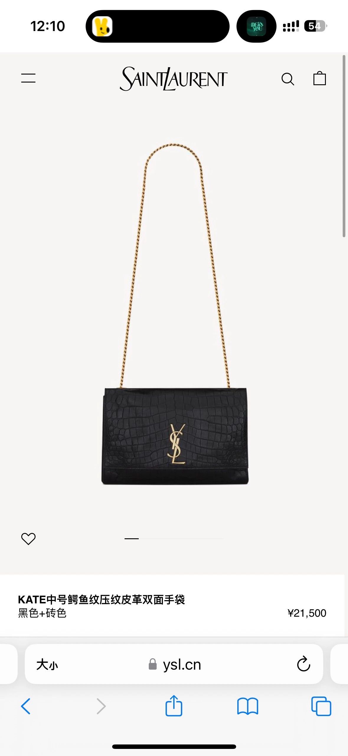Saint Laurent Paris Pre-loved Bag Very good condition Size ONE SIZE - 4 Thumbnail
