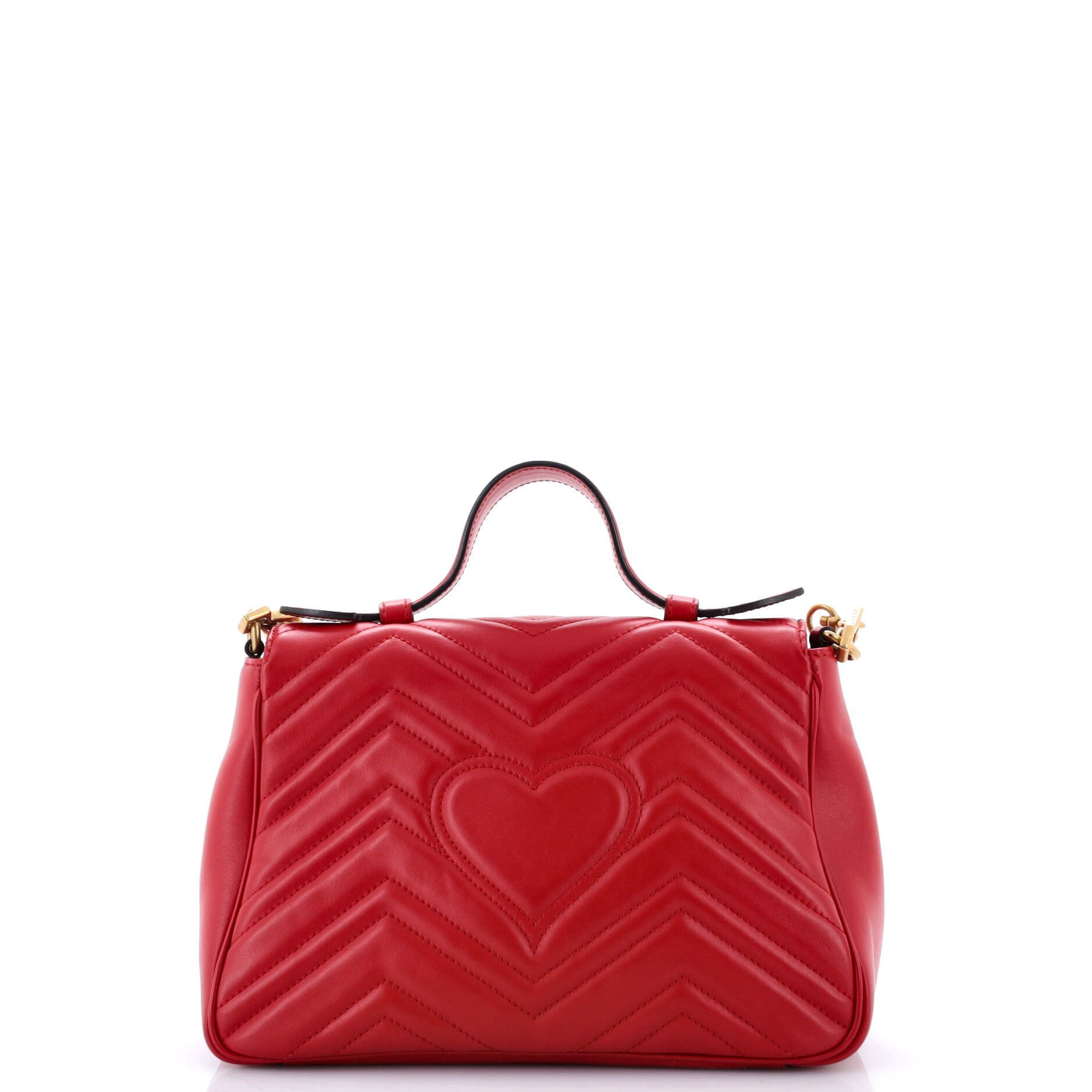 Gucci GG Marmont Top Handle Flap Bag Size ONE SIZE - 3 Thumbnail