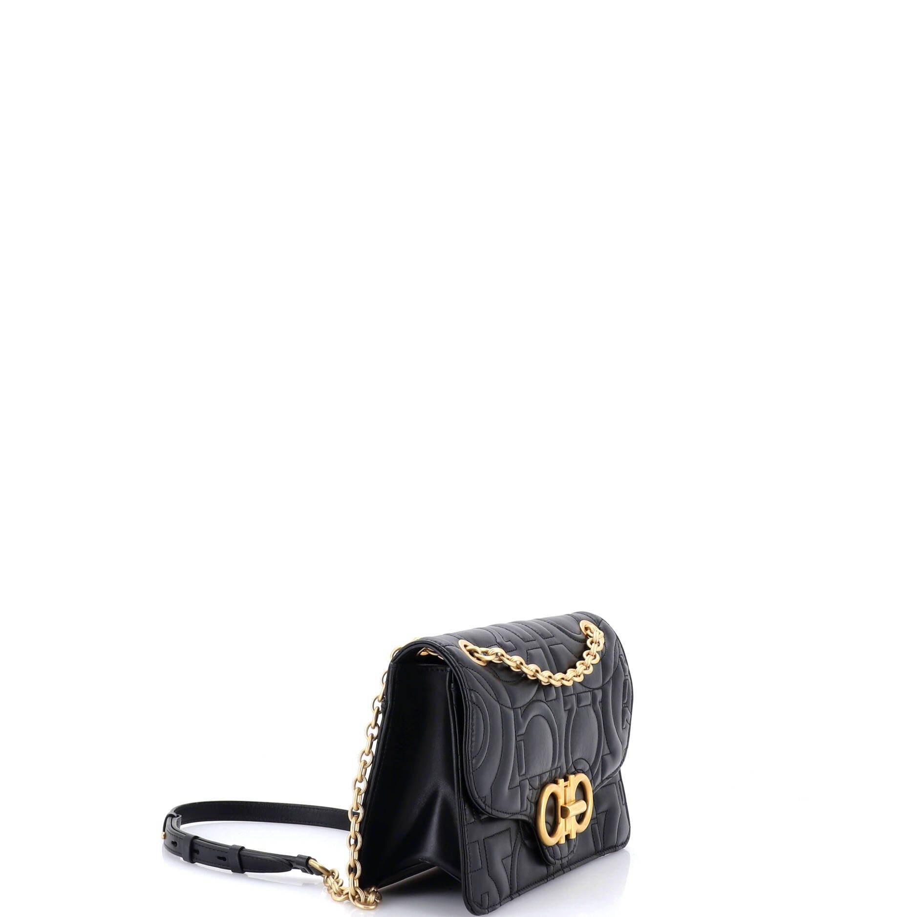 Salvatore Ferragamo Gancini Turnlock Flap Bag Size ONE SIZE - 2 Thumbnail