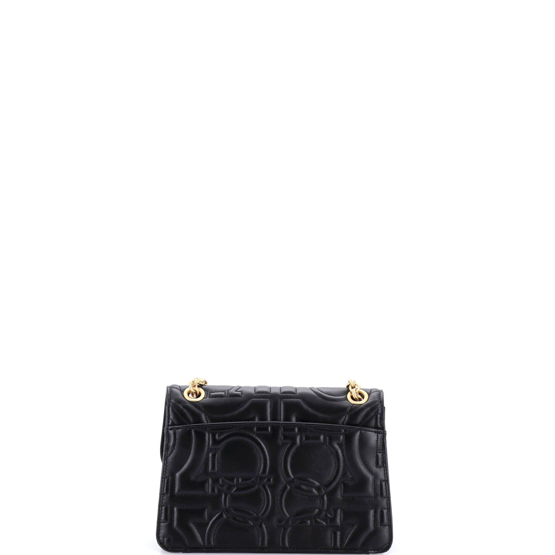 Salvatore Ferragamo Gancini Turnlock Flap Bag Size ONE SIZE - 3 Thumbnail