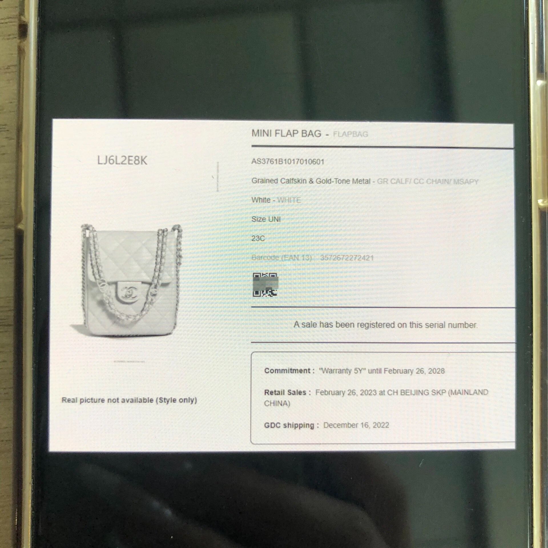Chanel Pre-loved Bag Very good condition Size ONE SIZE - 9 Thumbnail