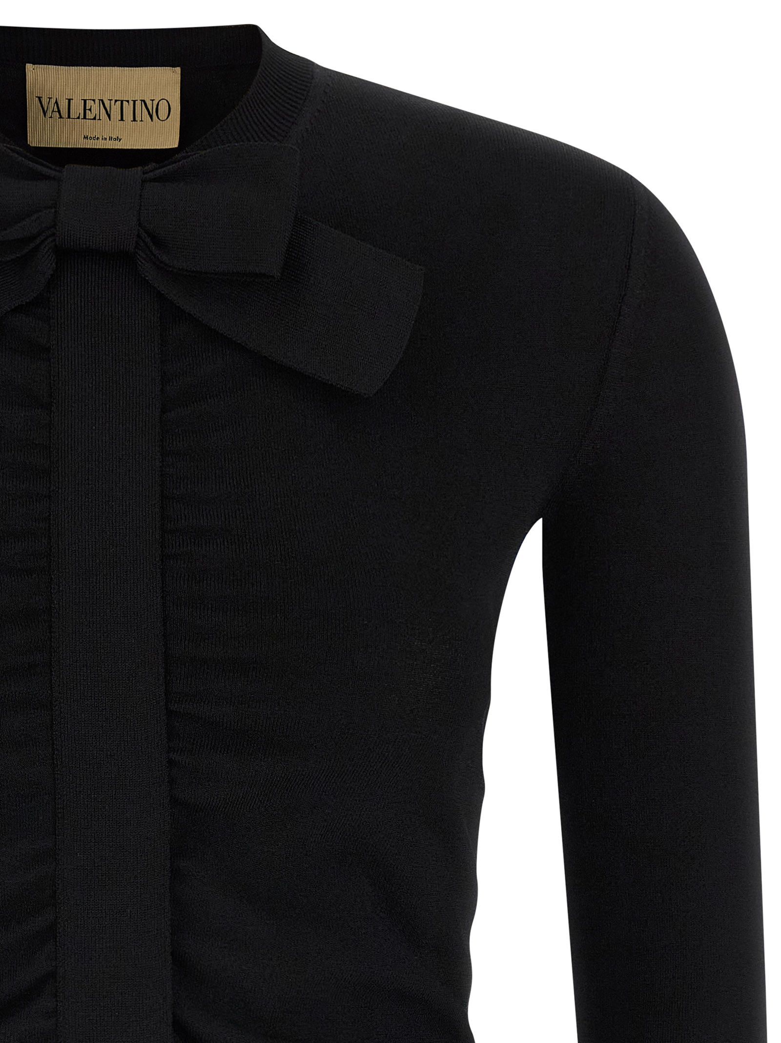 Valentino Valentino Garavani Bow Cardigan Size L / US 10 / IT 46 - 3 Thumbnail