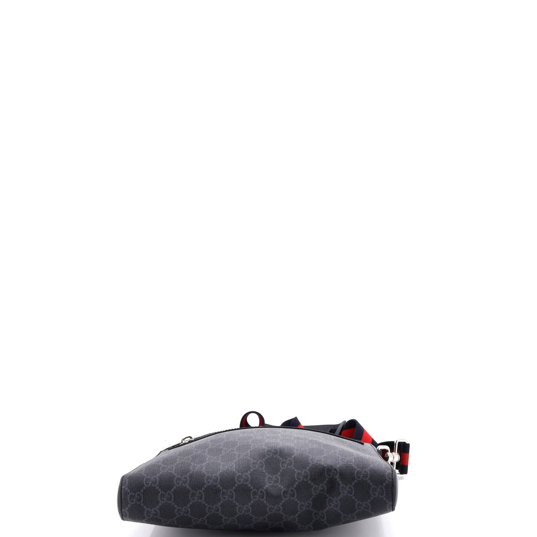Gucci Web Strap Front Zip Messenger Bag Size ONE SIZE - 4 Thumbnail