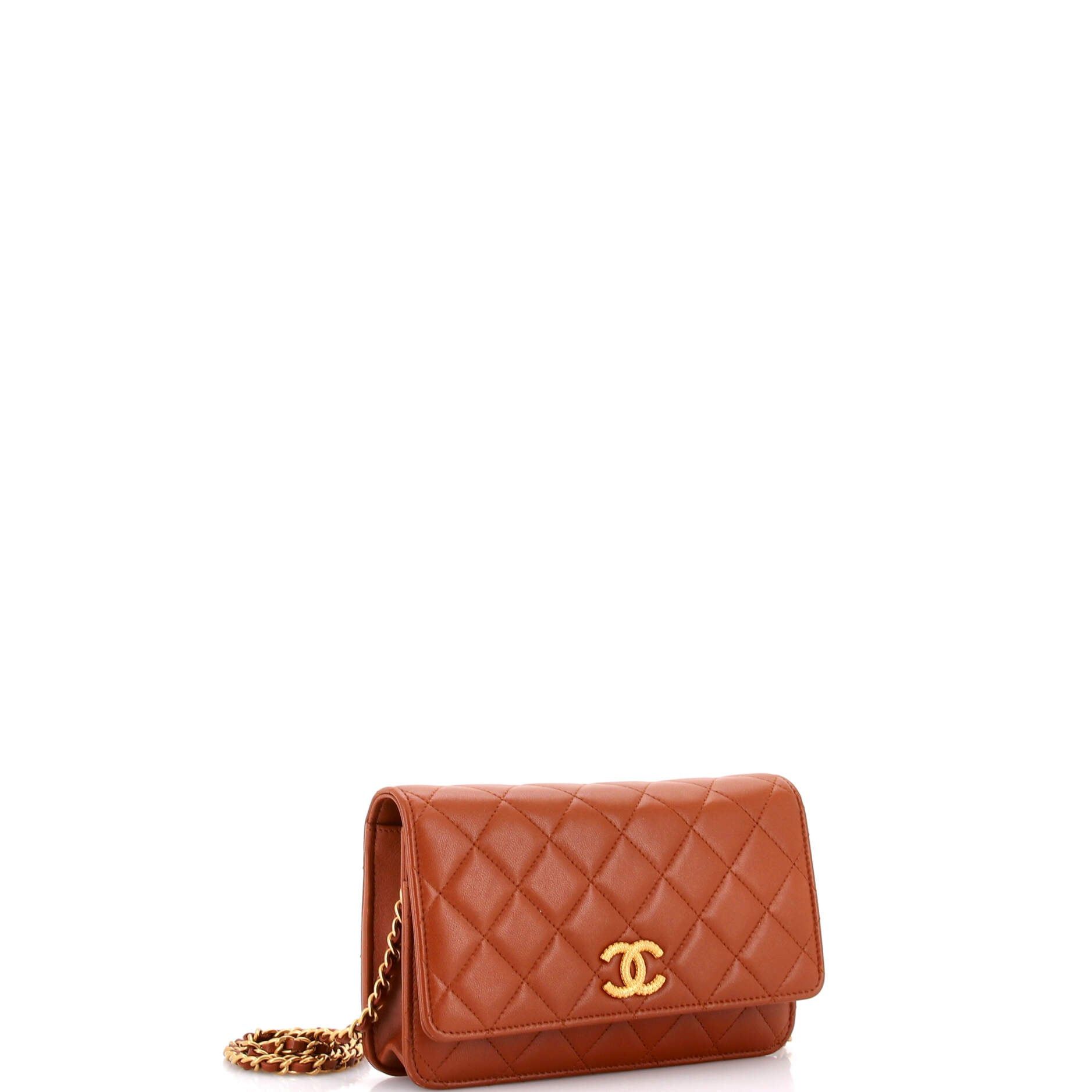 Chanel Textured CC Wallet on Chain Size ONE SIZE - 2 Thumbnail