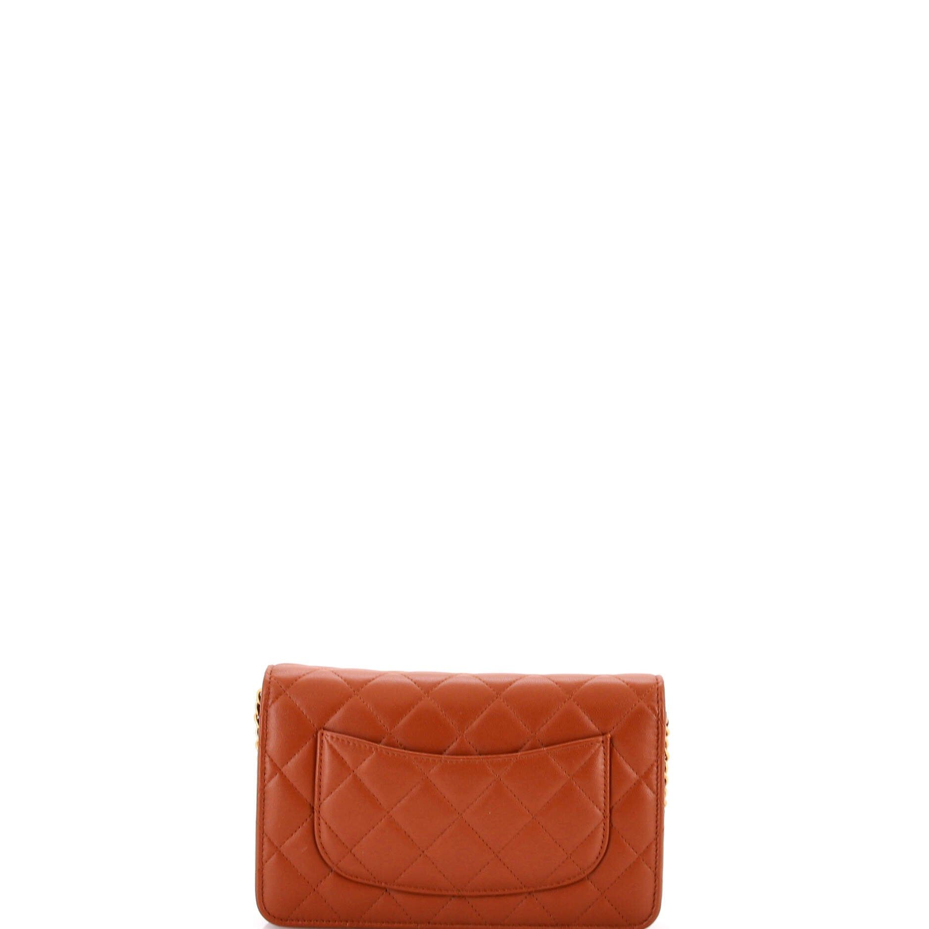 Chanel Textured CC Wallet on Chain Size ONE SIZE - 3 Thumbnail