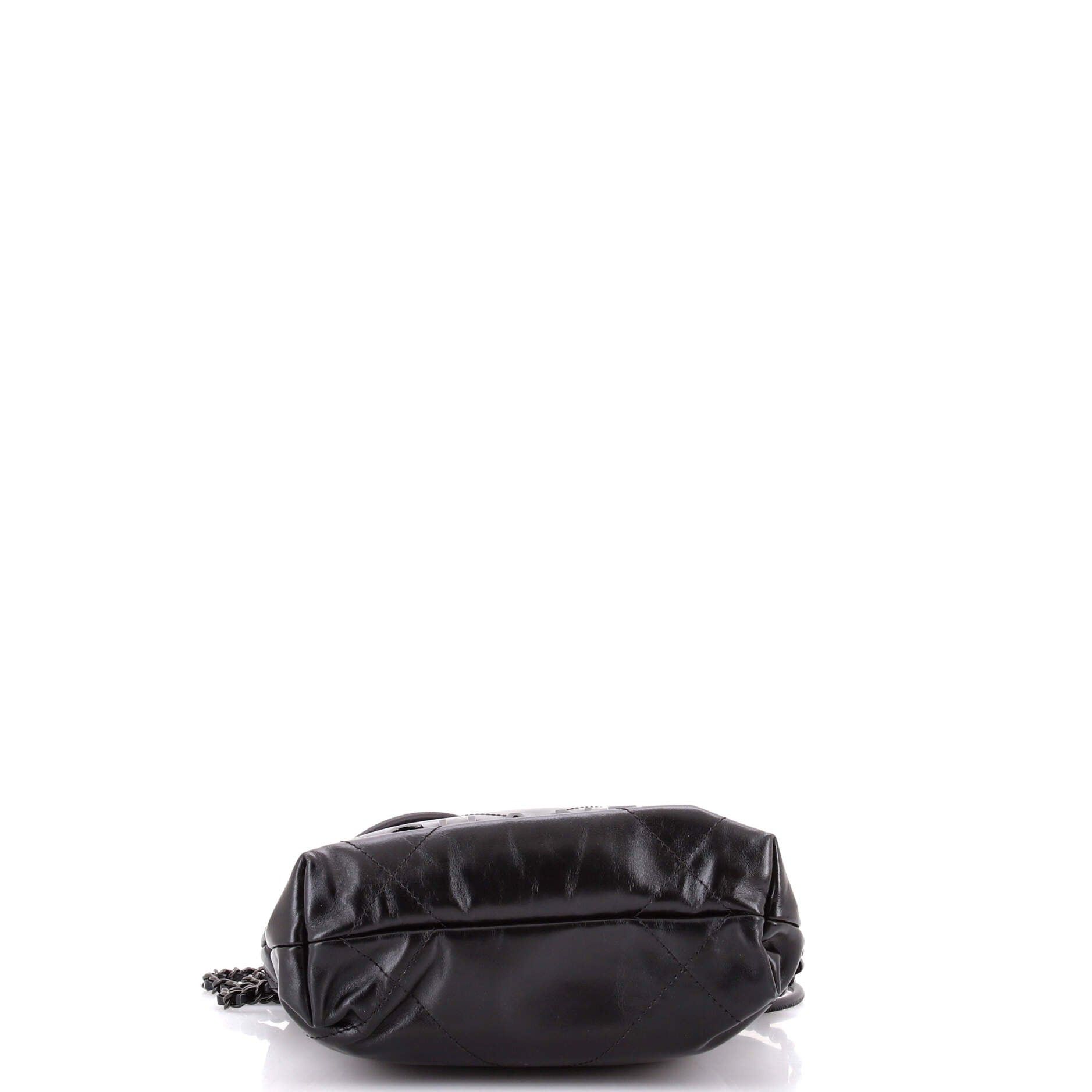 Chanel So Black 22 Chain Hobo Size ONE SIZE - 4 Thumbnail