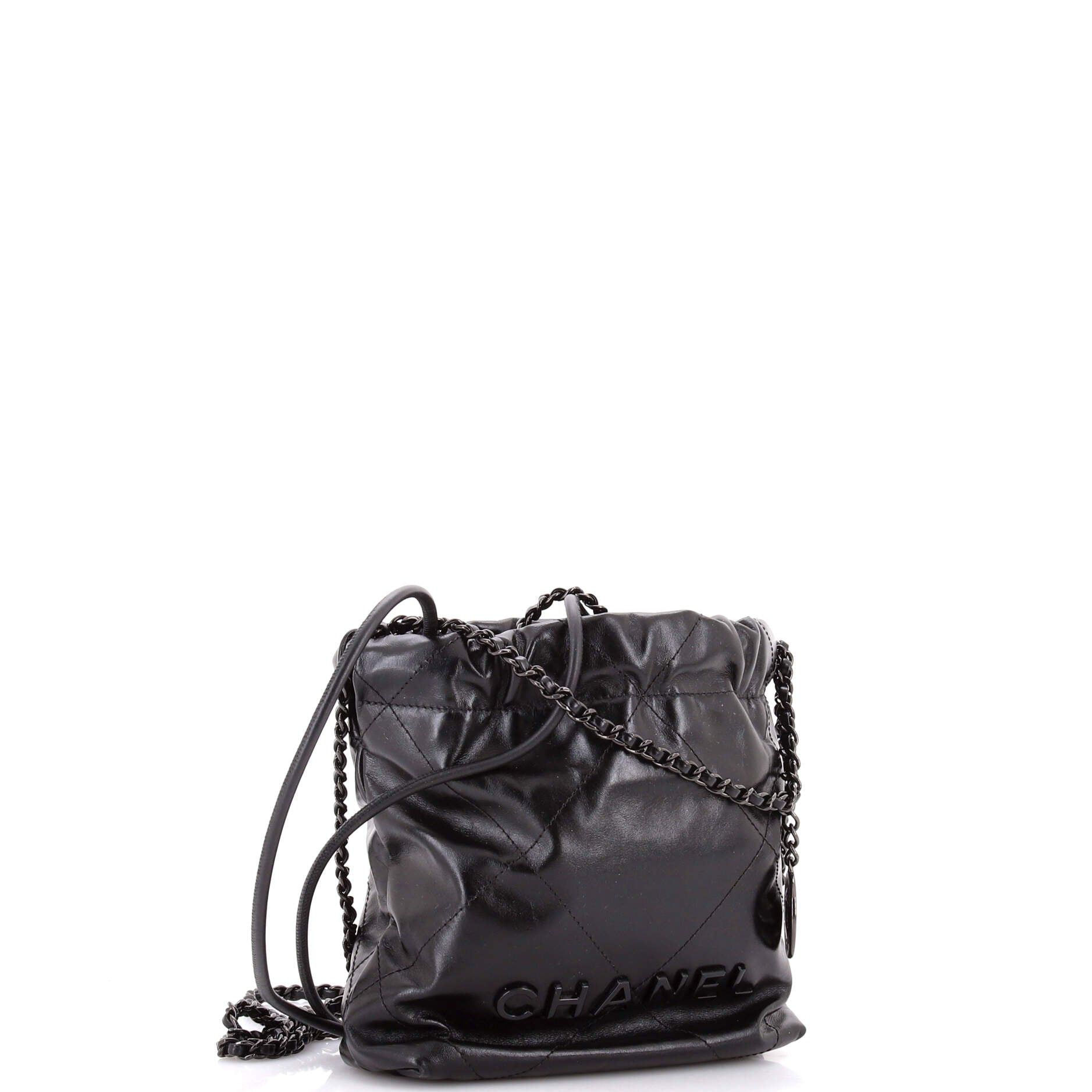 Chanel So Black 22 Chain Hobo Size ONE SIZE - 2 Thumbnail