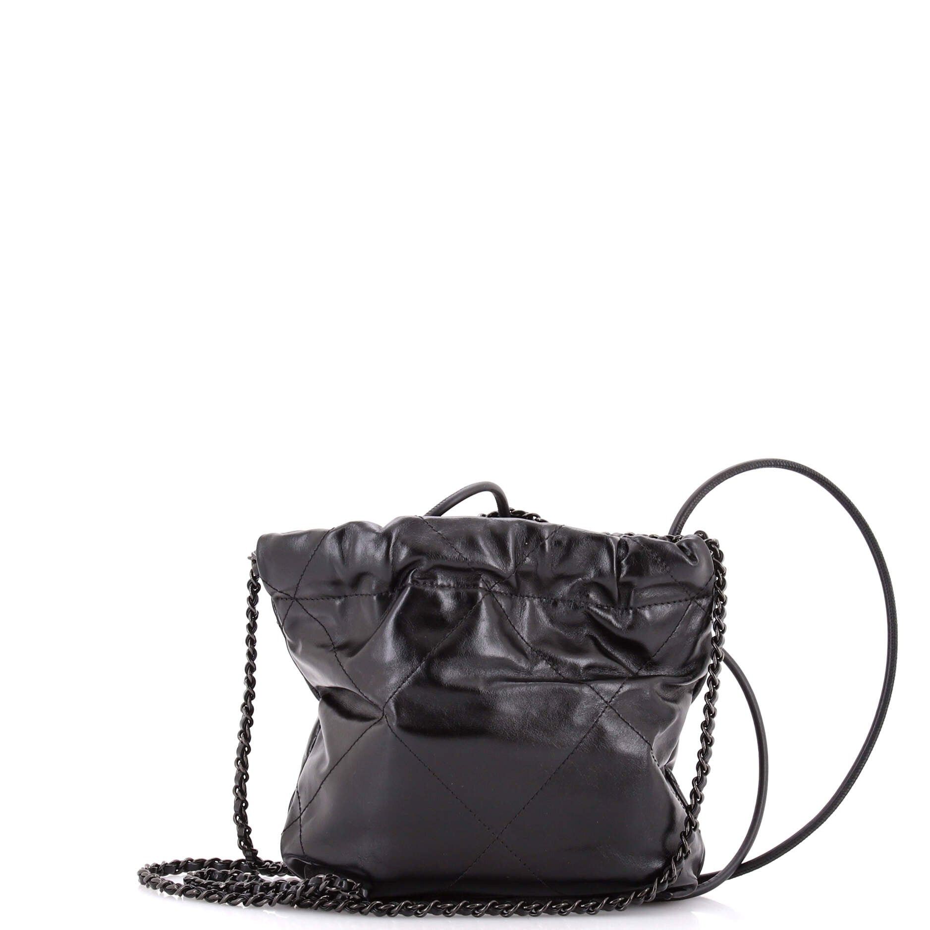 Chanel So Black 22 Chain Hobo Size ONE SIZE - 3 Thumbnail