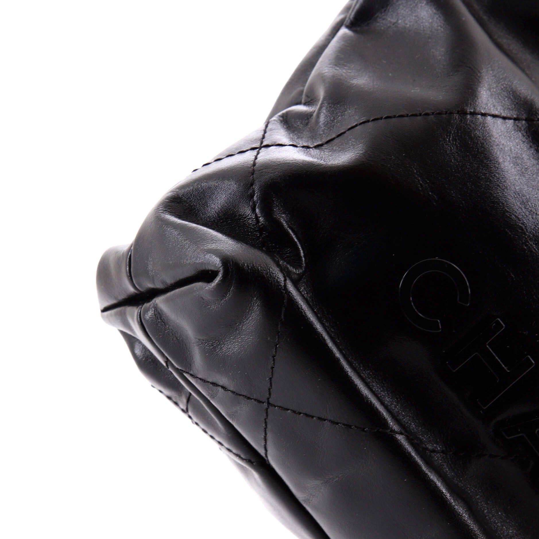 Chanel So Black 22 Chain Hobo Size ONE SIZE - 6 Thumbnail