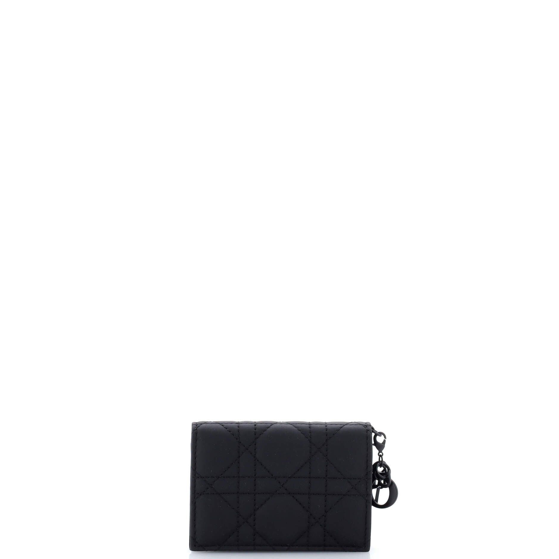 Dior Ultra Matte Lady Dior Flap Card Case Size ONE SIZE - 3 Thumbnail