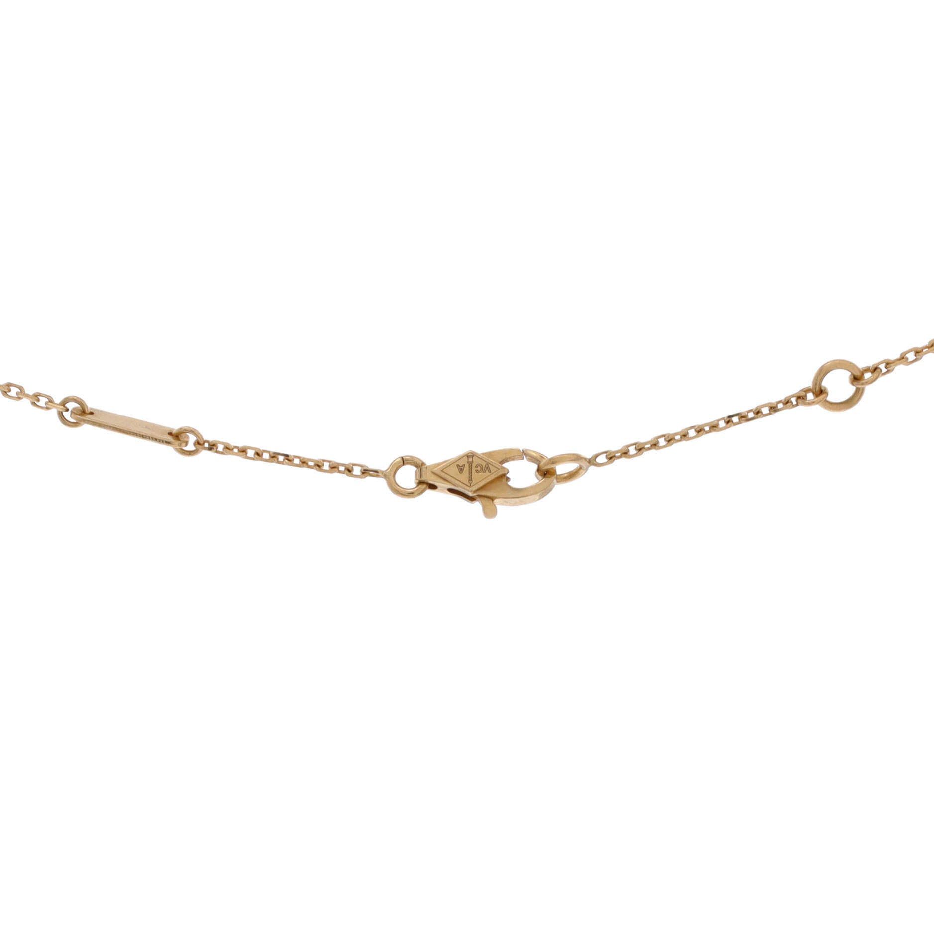Van Cleef & Arpels Sweet Alhambra Butterfly Pendant Necklace Size ONE SIZE - 4 Thumbnail