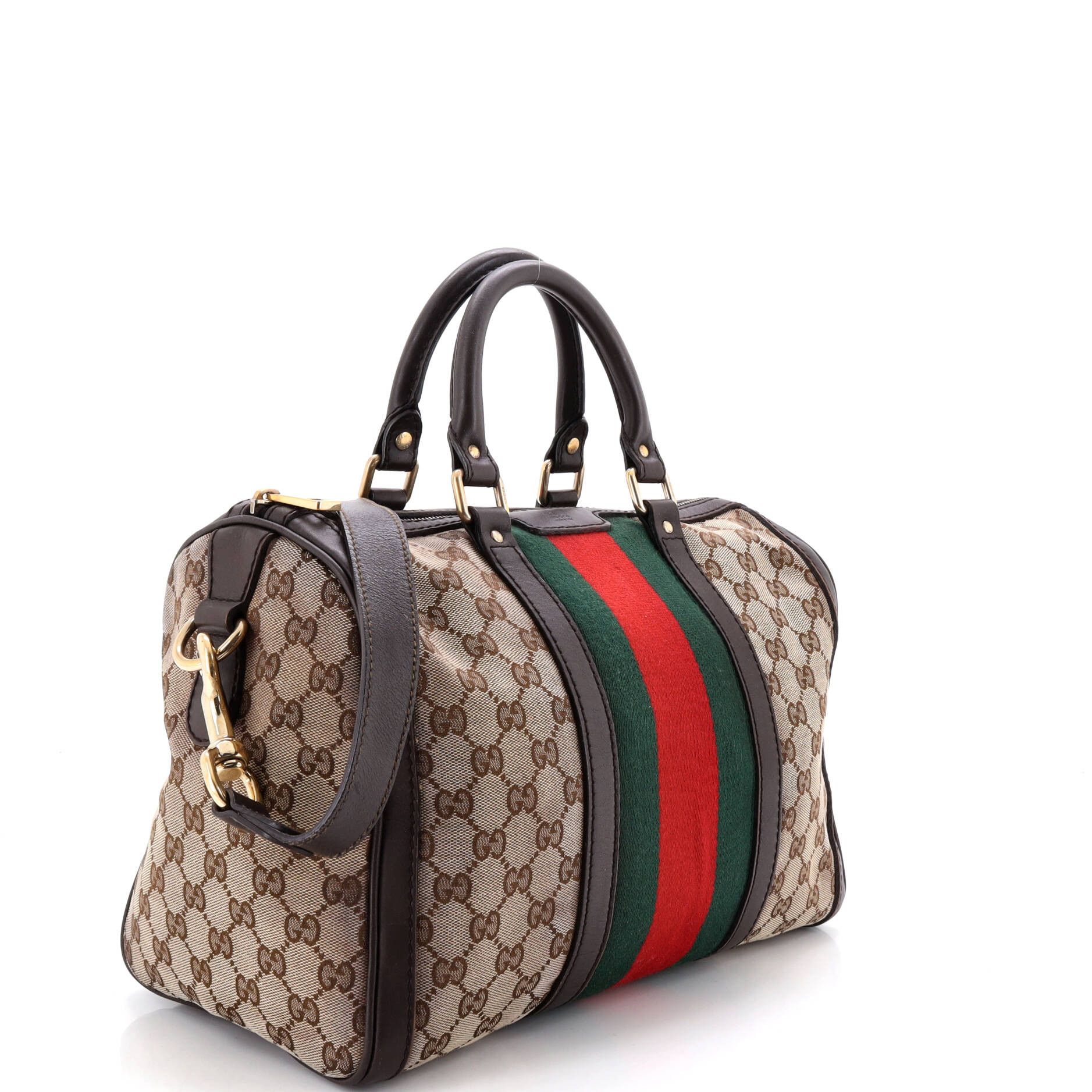 Gucci Vintage Web Boston Bag Size ONE SIZE - 2 Thumbnail
