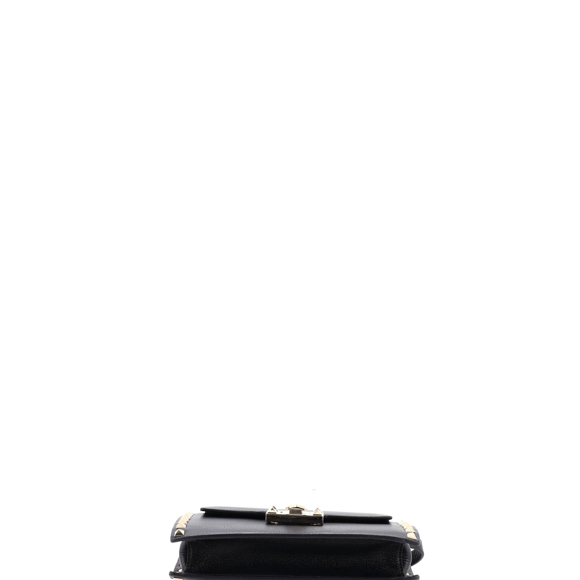 Valentino Rockstud Flip Lock Flap Bag Size ONE SIZE - 4 Thumbnail