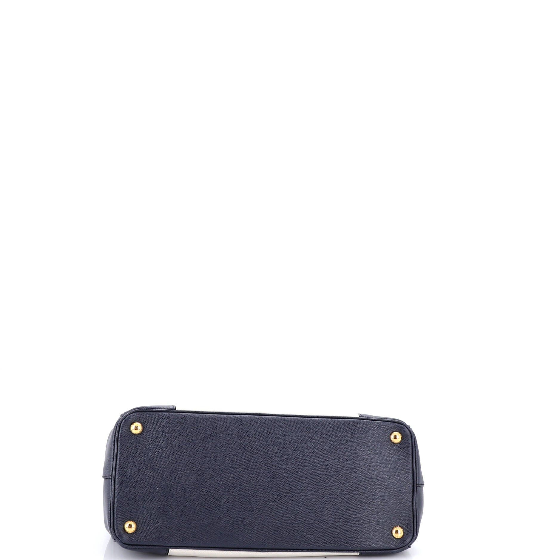 Prada Bicolor Double Zip Lux Tote Size ONE SIZE - 4 Thumbnail