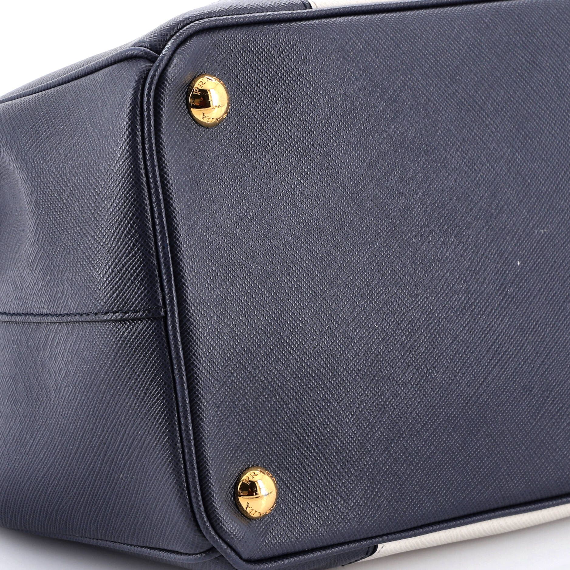Prada Bicolor Double Zip Lux Tote Size ONE SIZE - 6 Thumbnail