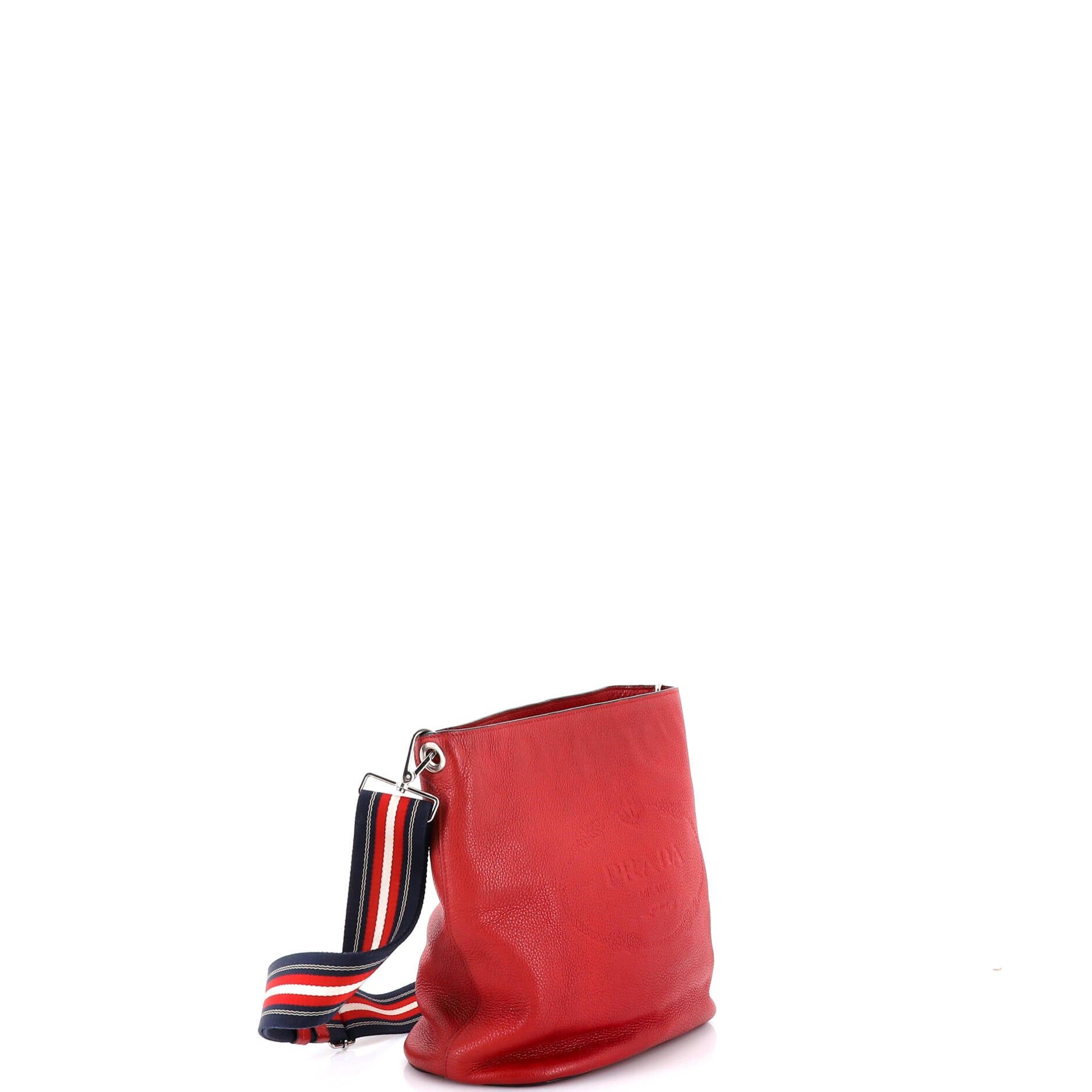 Prada Logo Bucket Messenger Bag Size ONE SIZE - 2 Thumbnail