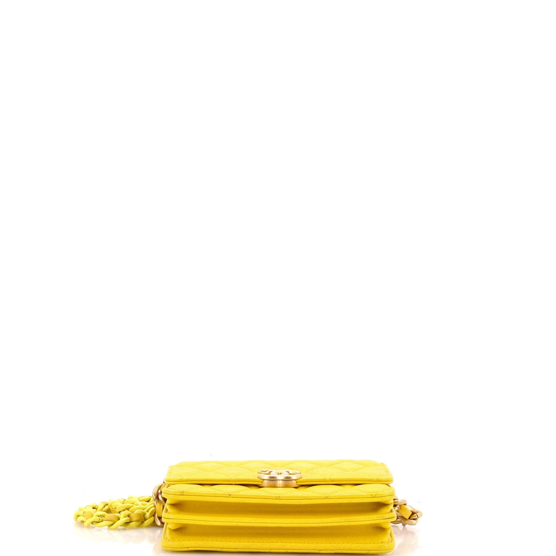 Chanel Lacquered Metal CC Wallet on Chain Size ONE SIZE - 4 Thumbnail
