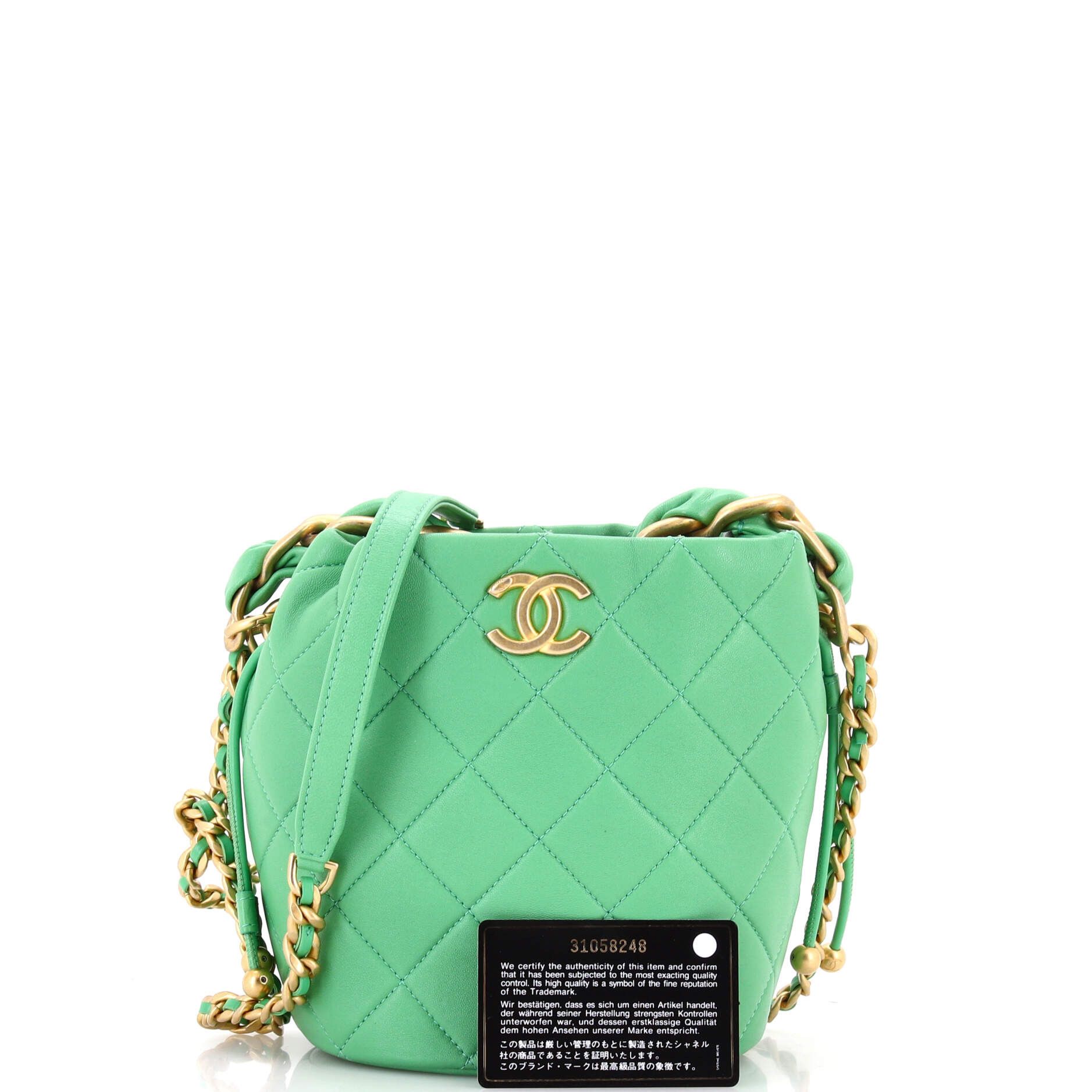 Chanel Entwined Chain Top Handle Drawstring Bucket Bag Size ONE SIZE - 2 Thumbnail