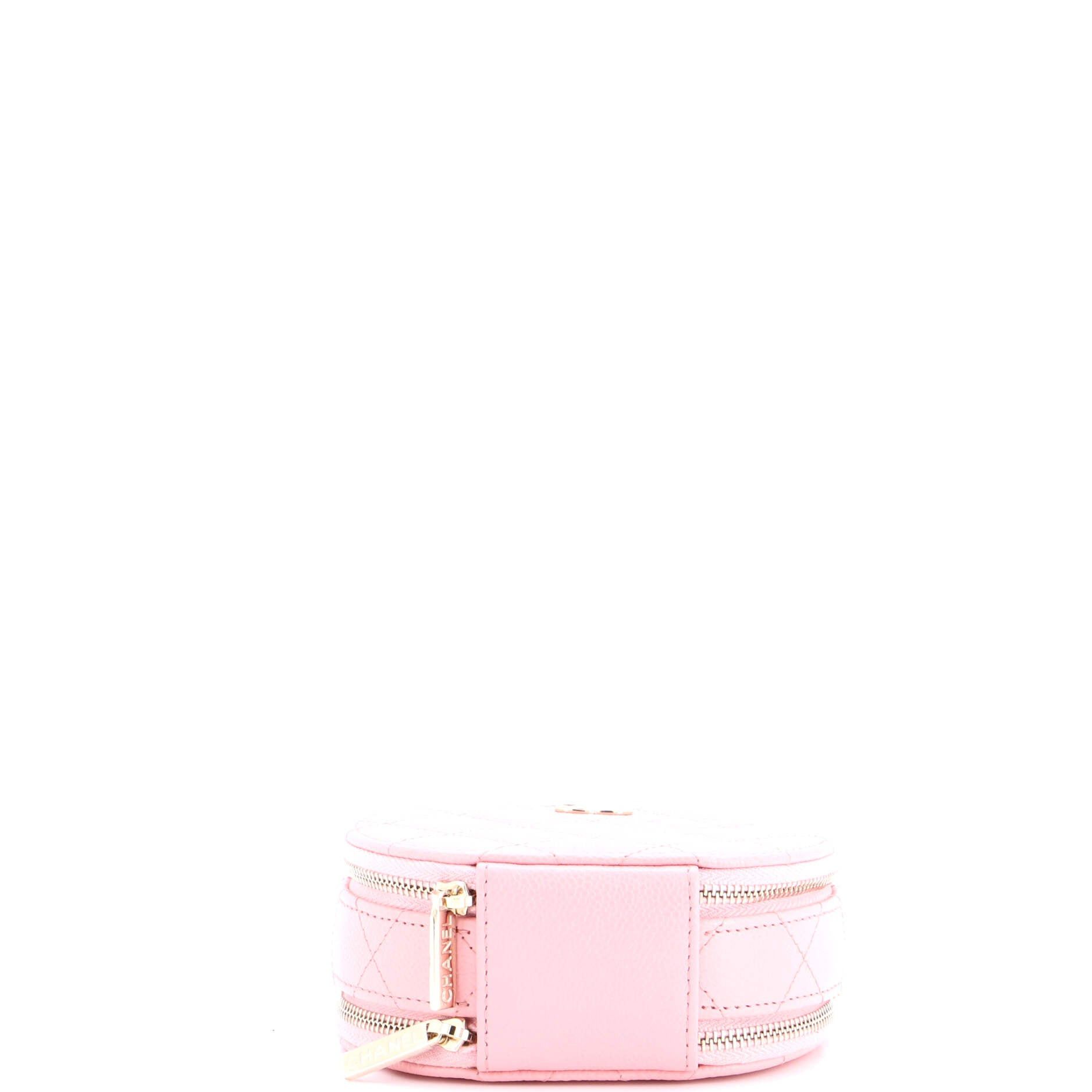 Chanel Handle with Care Round Vanity Case with Chain Size ONE SIZE - 5 Thumbnail