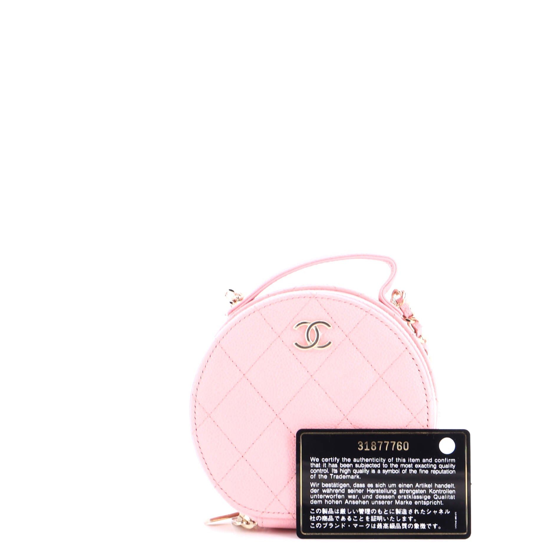 Chanel Handle with Care Round Vanity Case with Chain Size ONE SIZE - 2 Thumbnail