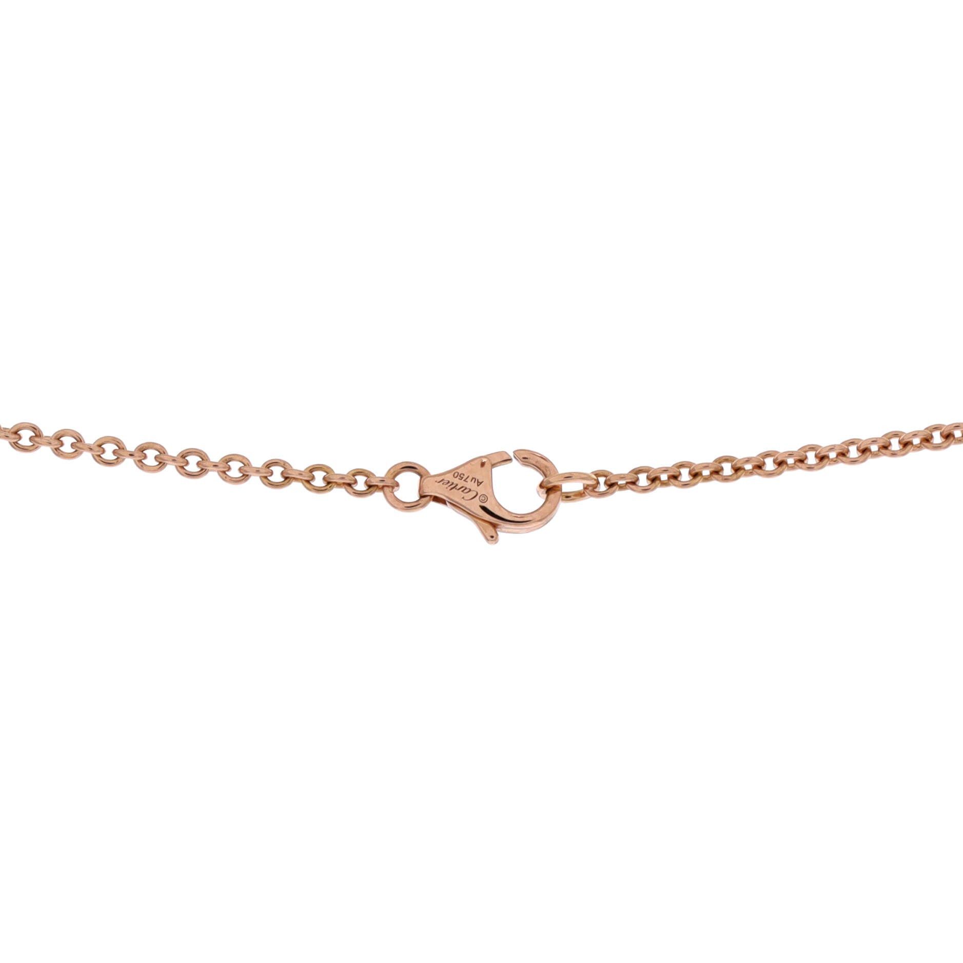 Cartier Love Interlocking Necklace Size ONE SIZE - 4 Thumbnail
