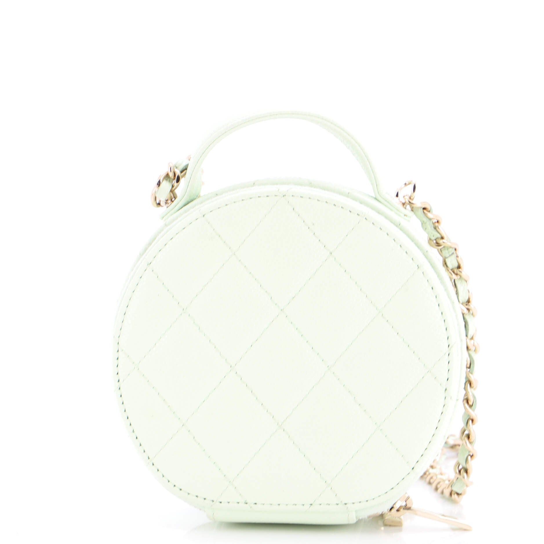 Chanel Handle with Care Round Vanity Case with Chain Size ONE SIZE - 3 Thumbnail