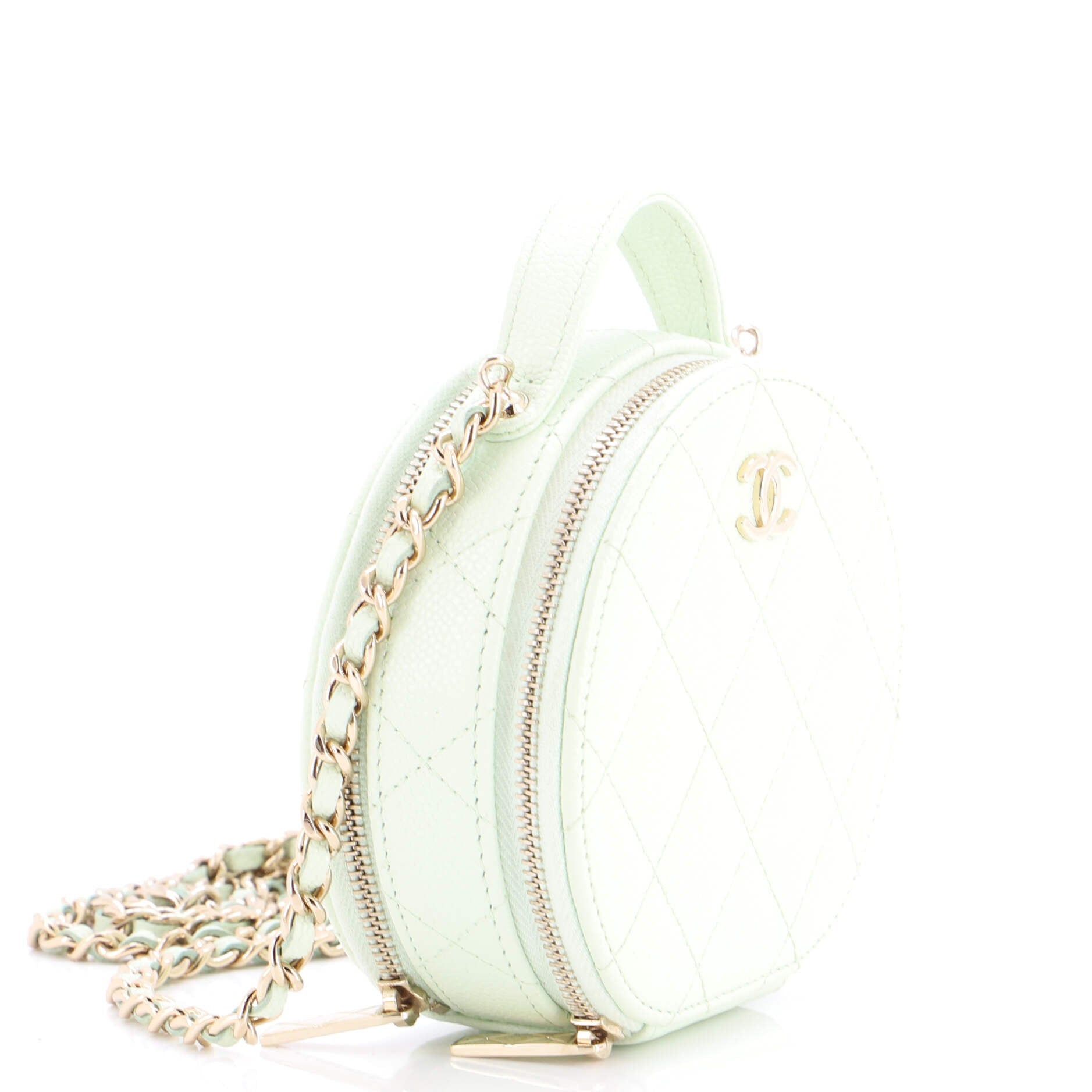 Chanel Handle with Care Round Vanity Case with Chain Size ONE SIZE - 2 Thumbnail