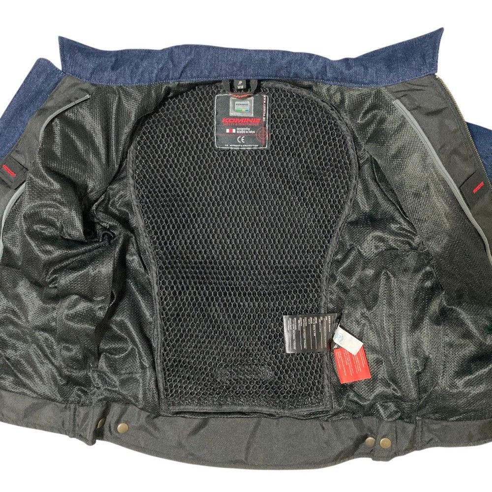 Other Other Komine Mesh Denim Riders Jacket Textile Outerwear 07161 DUTY FREE for USA Size ONE SIZE - 3 Thumbnail