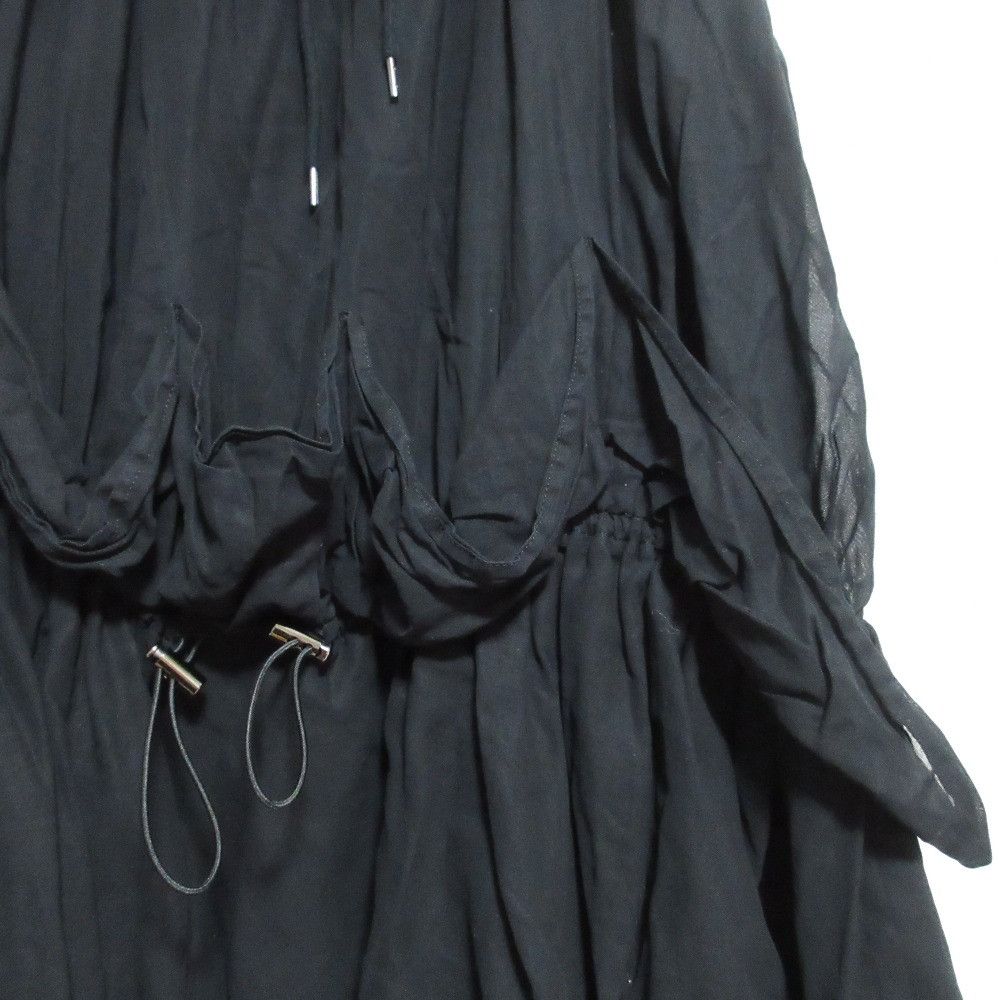 Other Other ENFOLD Sheer Cotton Drawstring Tiered Skirt Textile Skirts DUTY FREE for USA Size ONE SIZE - 4 Thumbnail