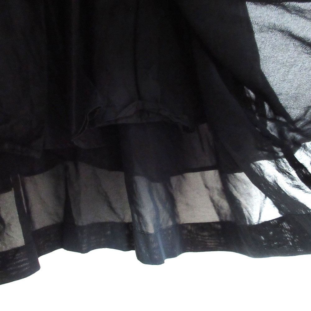 Other Other ENFOLD Sheer Cotton Drawstring Tiered Skirt Textile Skirts DUTY FREE for USA Size ONE SIZE - 6 Thumbnail