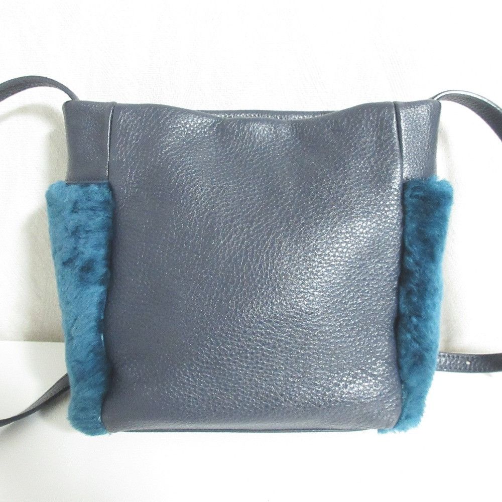 Paul Smith Paul Smith Paul Smith Leather Fur Shoulder Bag Leather Shoulder Bag DUTY FREE for USA Size ONE SIZE - 2 Thumbnail